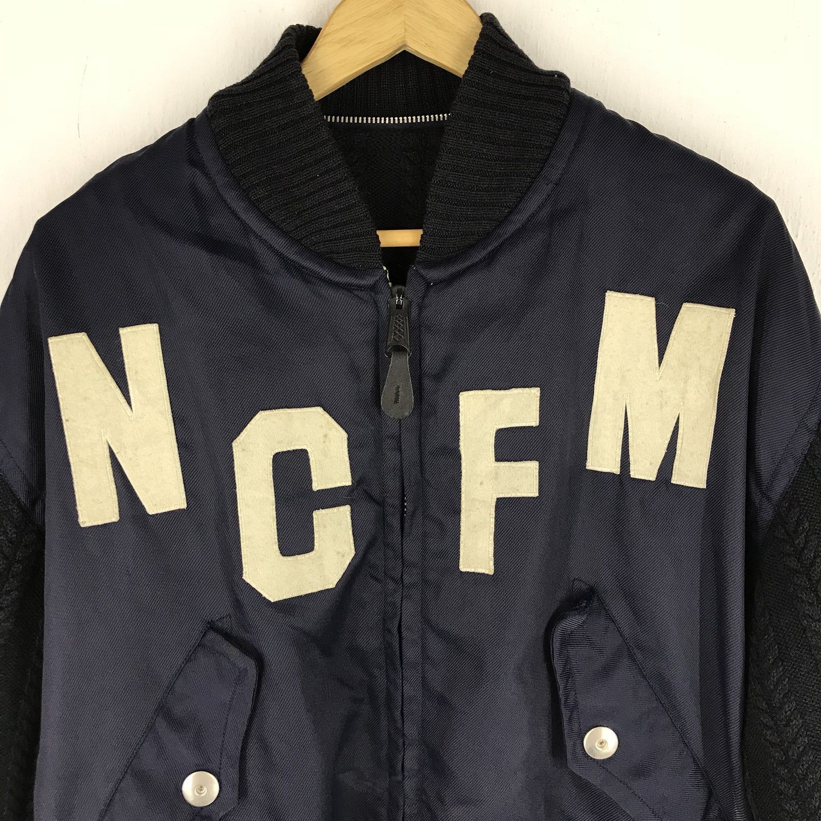 Japanese Brand × Nicole Farhi 🔥Nicole Club For Men Reversible Bomber Jacket Embroidery Size US M / EU 48-50 / 2 - 10 Thumbnail