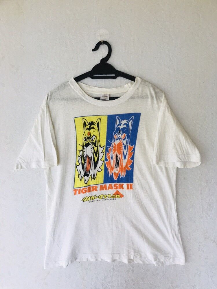 Cartoon Network × Japanese Brand × Vintage RARE VINTAGE 81-82 TIGER MASK 2 TV SERIES TOP JAPANESE ANIM Size US M / EU 48-50 / 2 - 2 Thumbnail