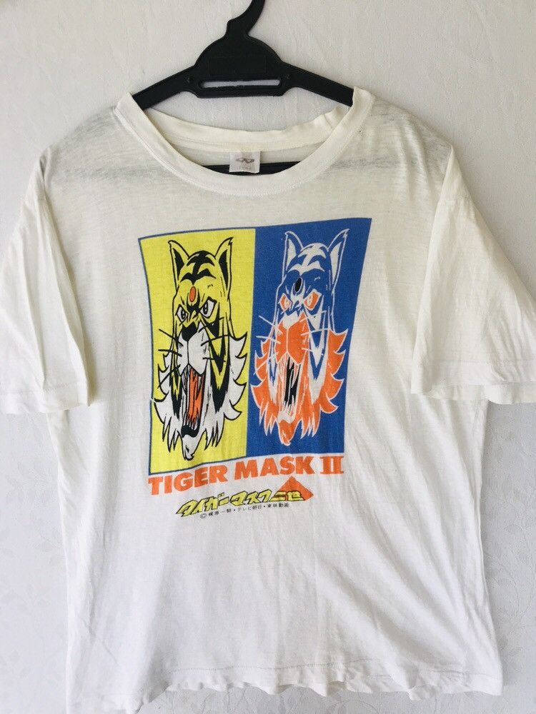 Cartoon Network × Japanese Brand × Vintage RARE VINTAGE 81-82 TIGER MASK 2 TV SERIES TOP JAPANESE ANIM Size US M / EU 48-50 / 2 - 1 Thumbnail