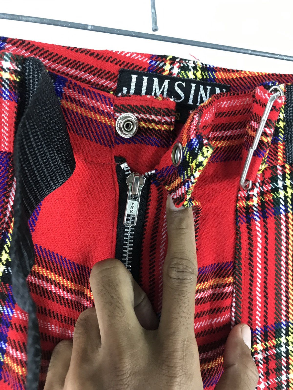 Seditionaries 🔊🔥FINAL DROP🔥RIOT JIMSINN BONDAGE PARACHUTE CECK TARTAN Size US 31 - 13 Thumbnail
