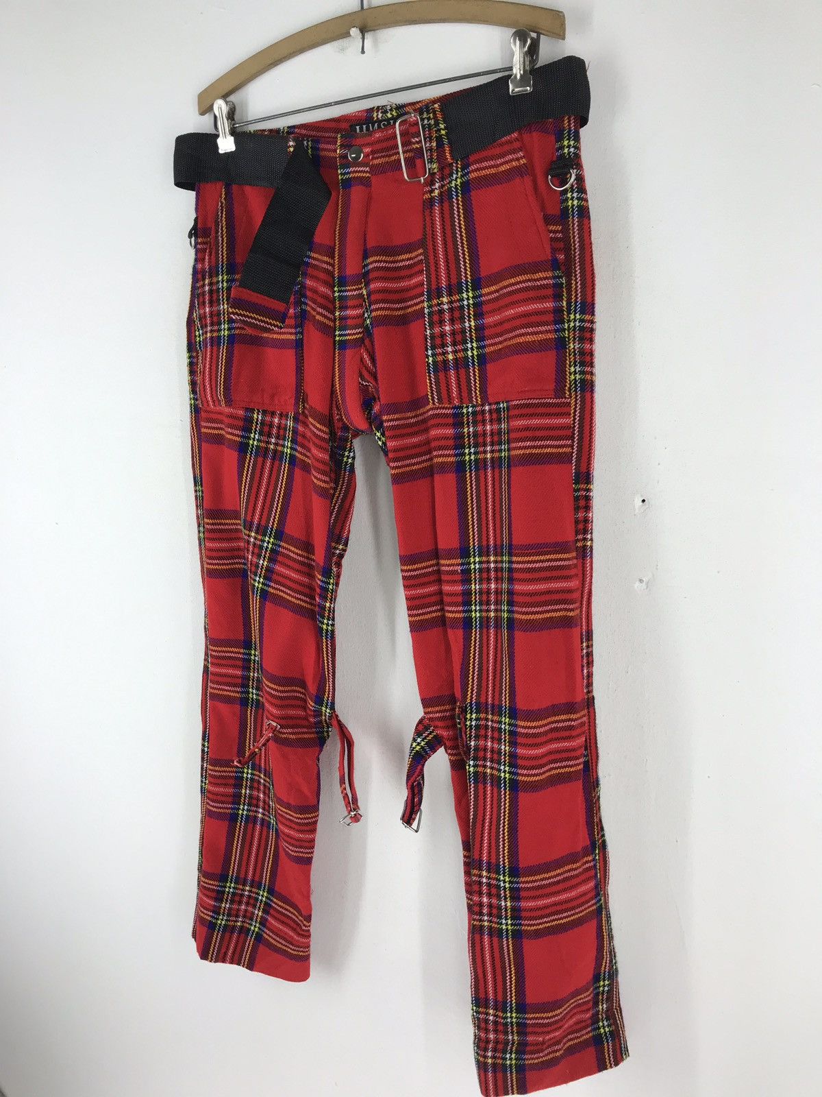 Seditionaries 🔊🔥FINAL DROP🔥RIOT JIMSINN BONDAGE PARACHUTE CECK TARTAN Size US 31 - 3 Thumbnail