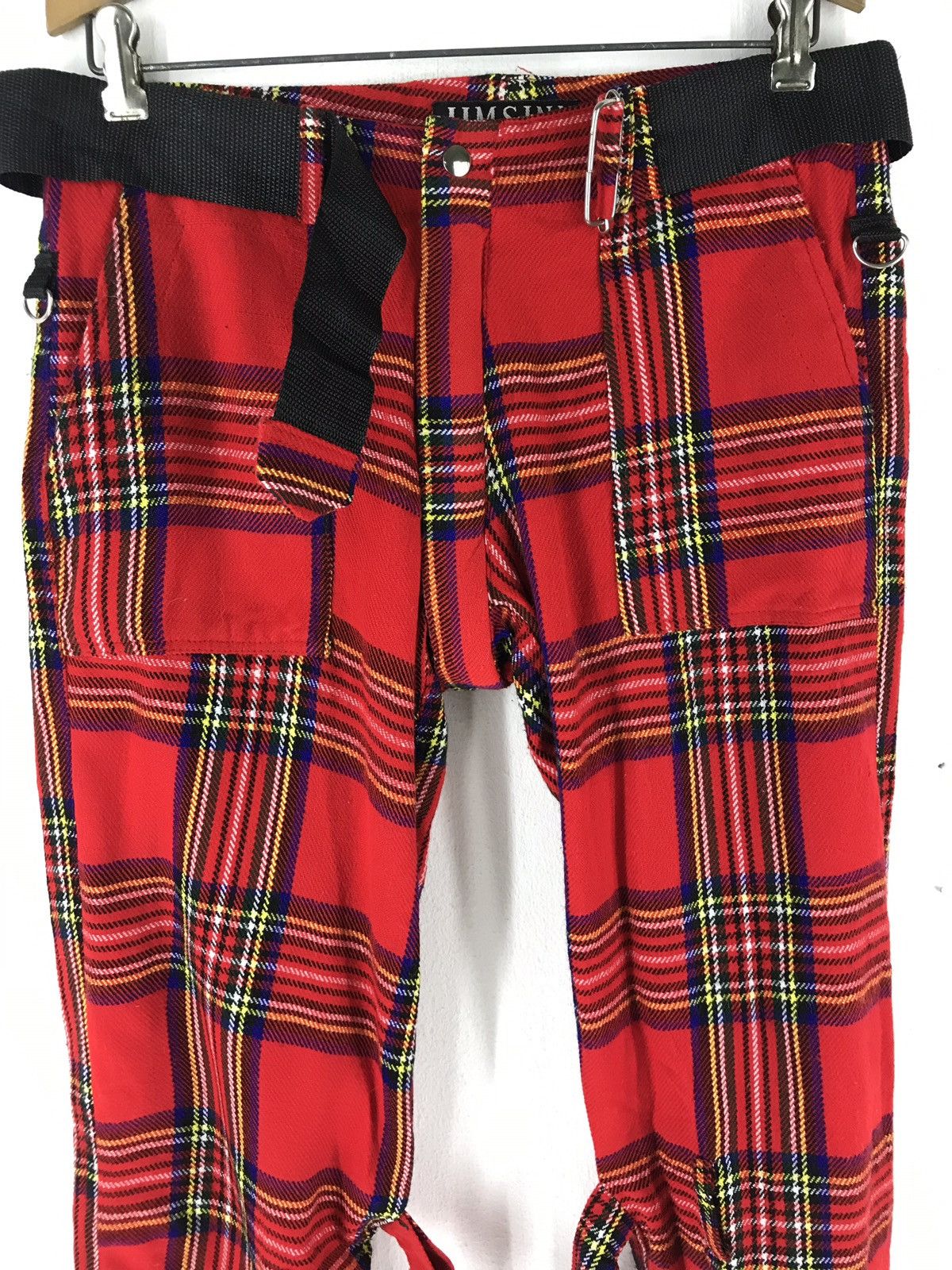 Seditionaries 🔊🔥FINAL DROP🔥RIOT JIMSINN BONDAGE PARACHUTE CECK TARTAN Size US 31 - 5 Thumbnail