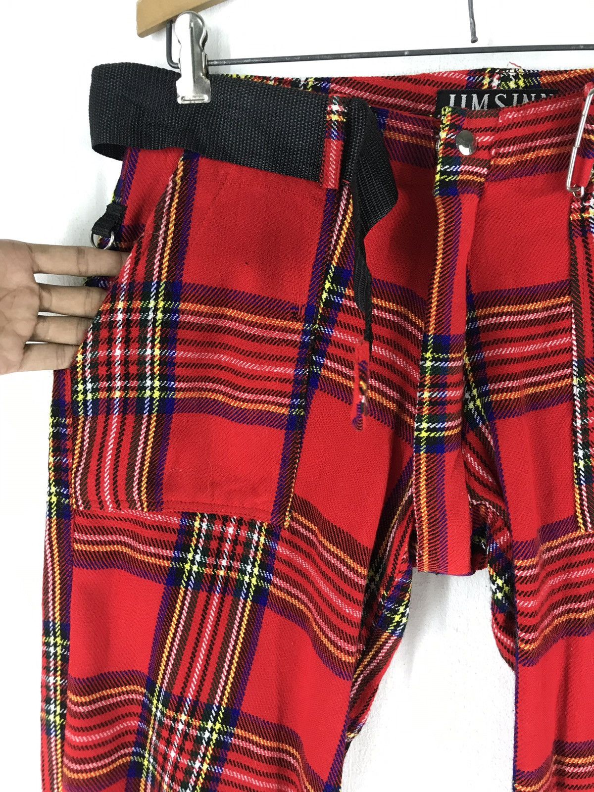 Seditionaries 🔊🔥FINAL DROP🔥RIOT JIMSINN BONDAGE PARACHUTE CECK TARTAN Size US 31 - 14 Thumbnail