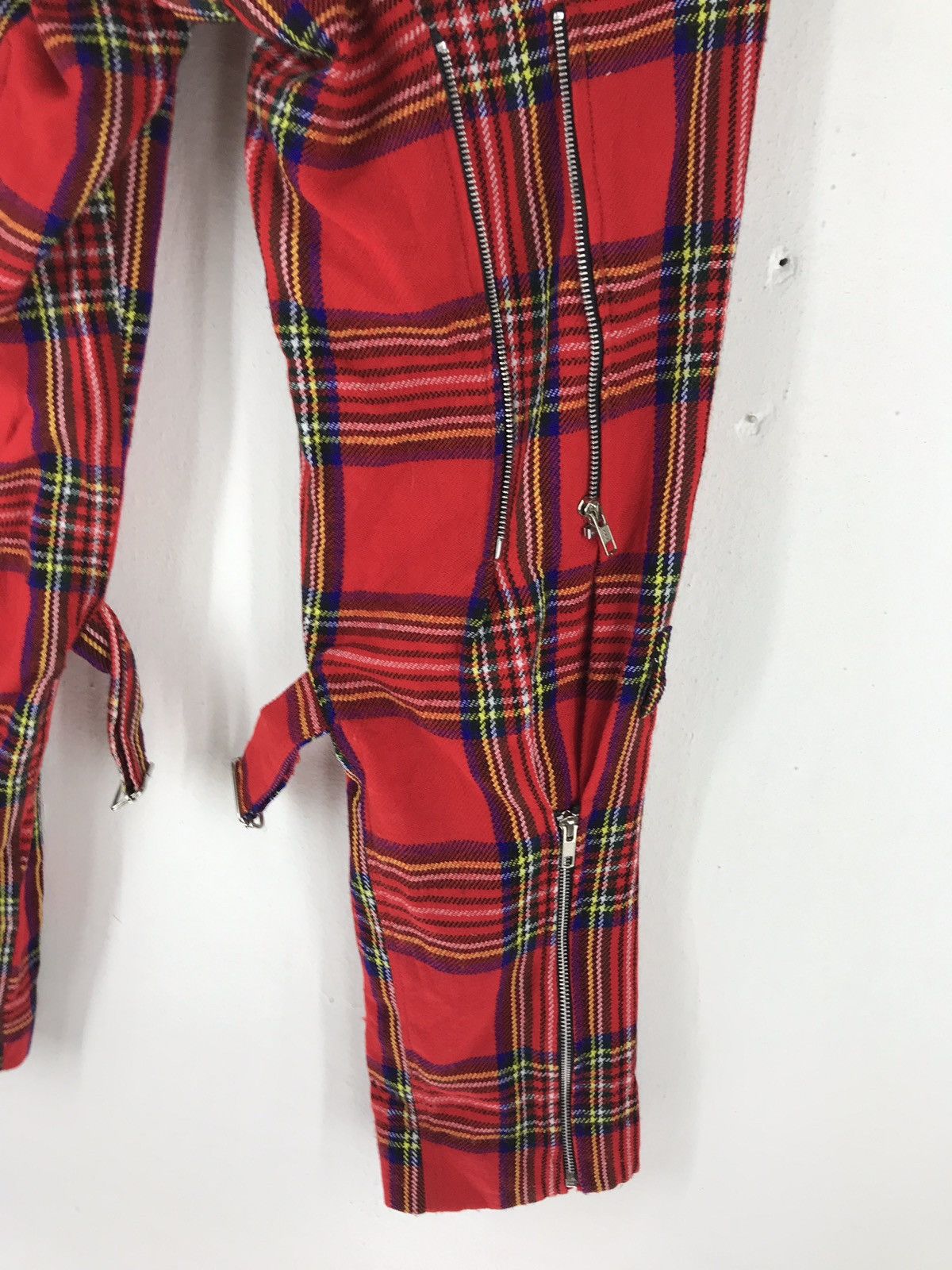 Seditionaries 🔊🔥FINAL DROP🔥RIOT JIMSINN BONDAGE PARACHUTE CECK TARTAN Size US 31 - 9 Thumbnail