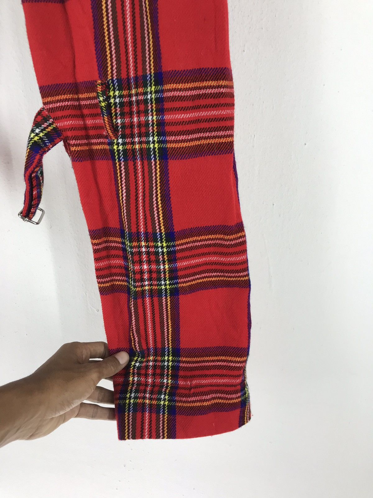 Seditionaries 🔊🔥FINAL DROP🔥RIOT JIMSINN BONDAGE PARACHUTE CECK TARTAN Size US 31 - 6 Thumbnail