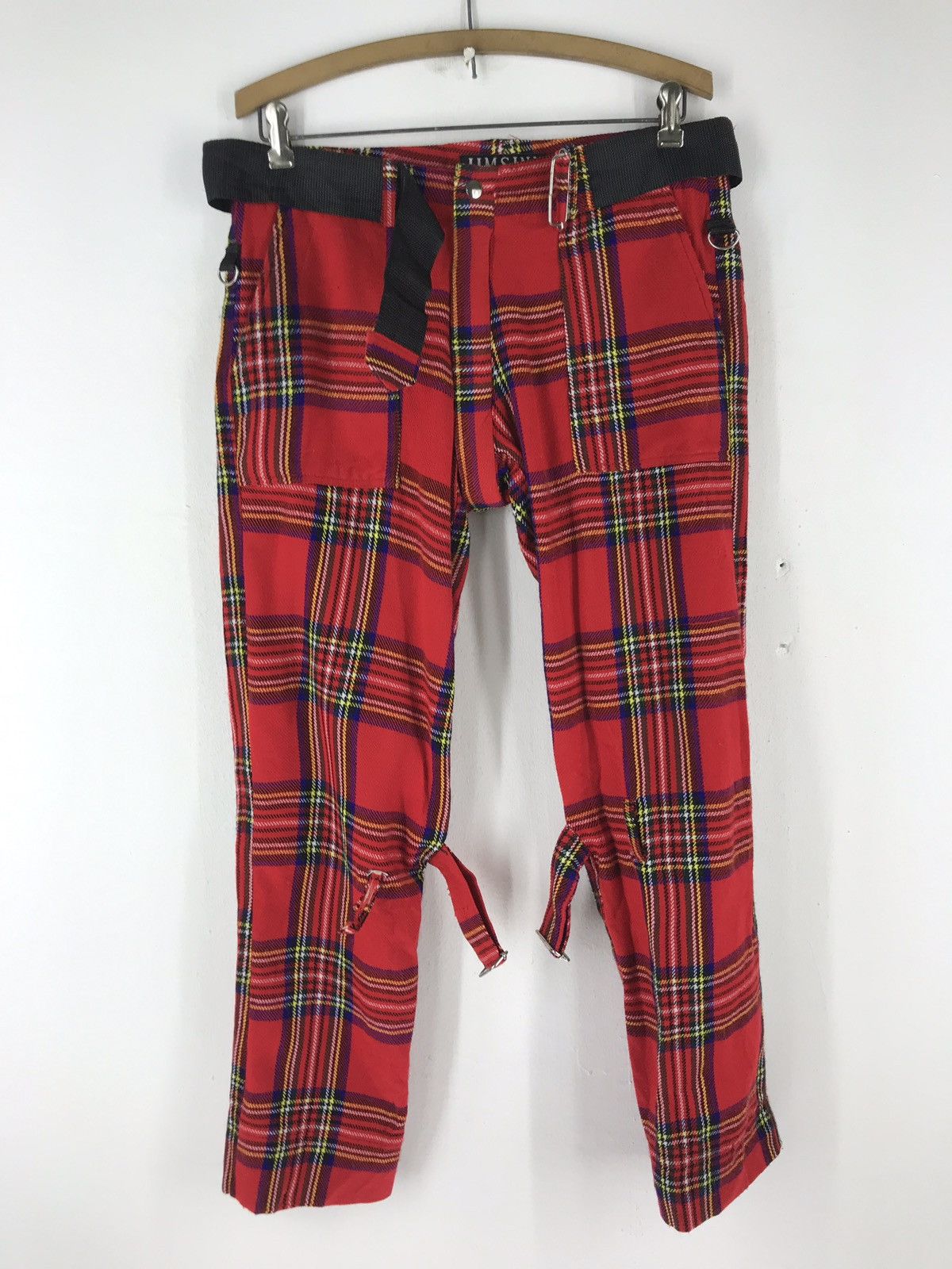 Seditionaries 🔊🔥FINAL DROP🔥RIOT JIMSINN BONDAGE PARACHUTE CECK TARTAN Size US 31 - 2 Thumbnail