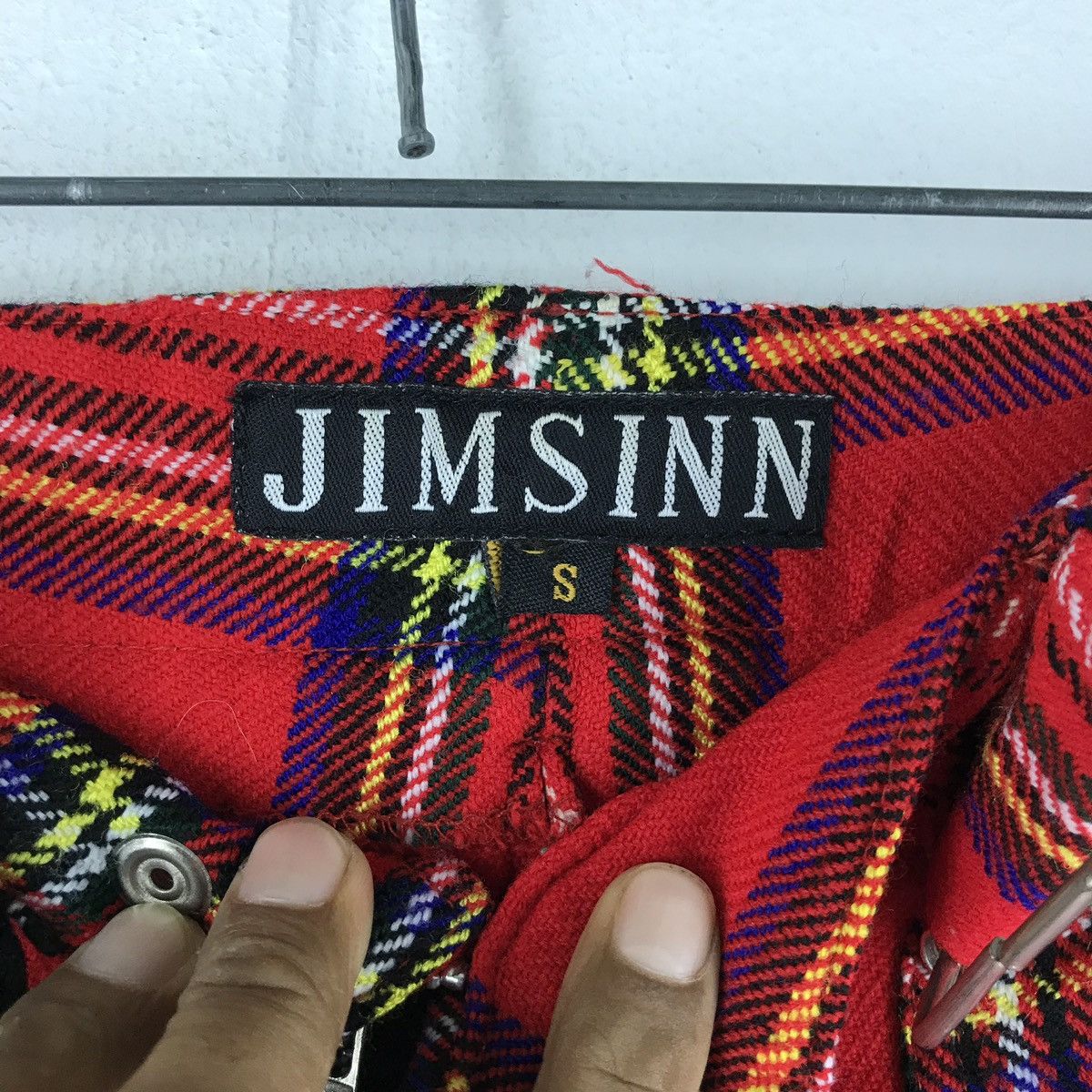 Seditionaries 🔊🔥FINAL DROP🔥RIOT JIMSINN BONDAGE PARACHUTE CECK TARTAN Size US 31 - 15 Thumbnail