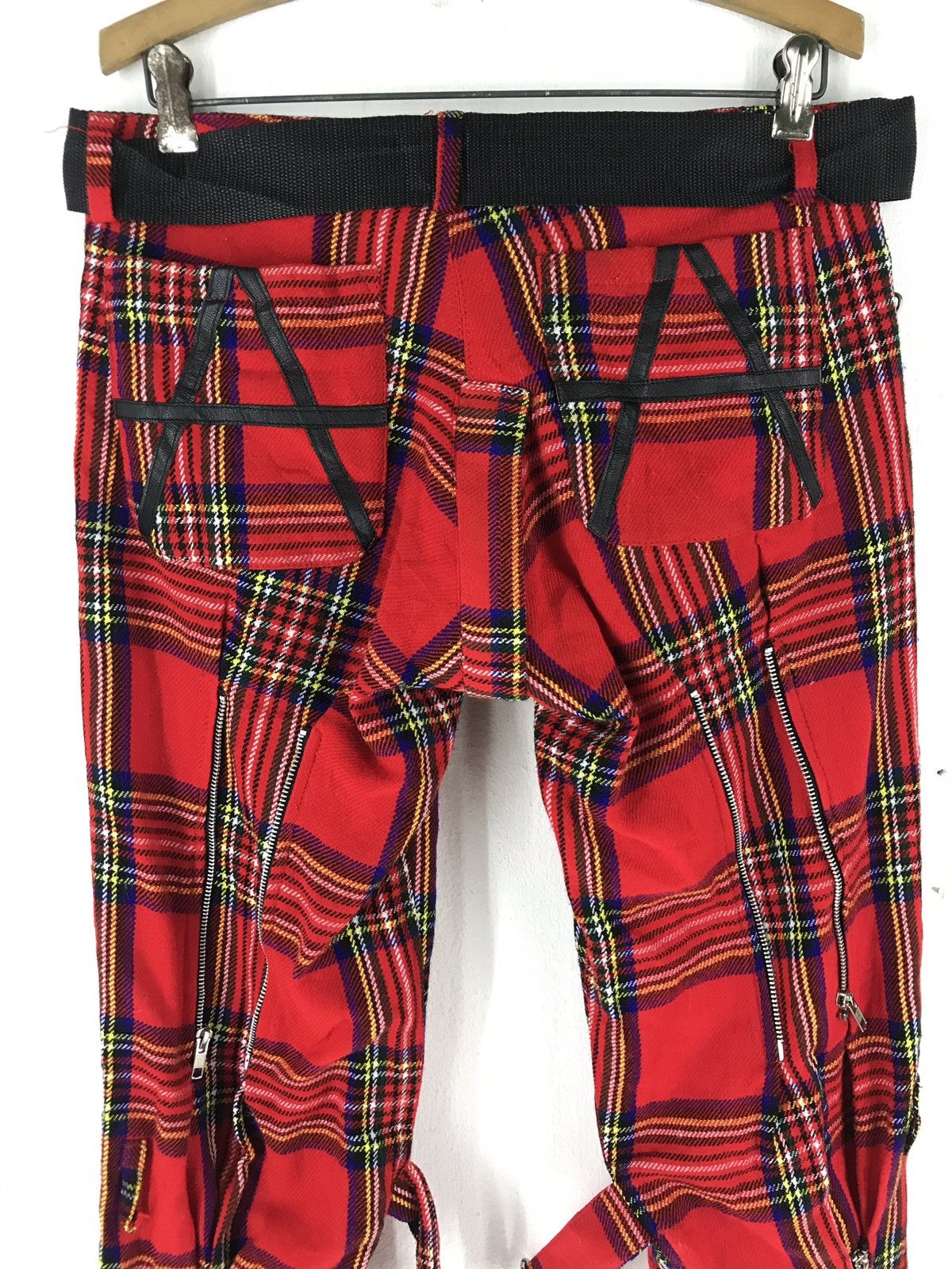 Seditionaries 🔊🔥FINAL DROP🔥RIOT JIMSINN BONDAGE PARACHUTE CECK TARTAN Size US 31 - 7 Thumbnail
