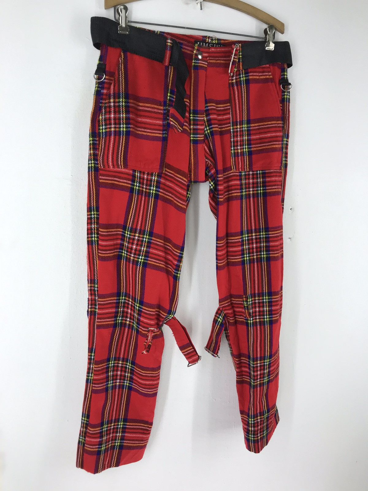 Seditionaries 🔊🔥FINAL DROP🔥RIOT JIMSINN BONDAGE PARACHUTE CECK TARTAN Size US 31 - 4 Thumbnail