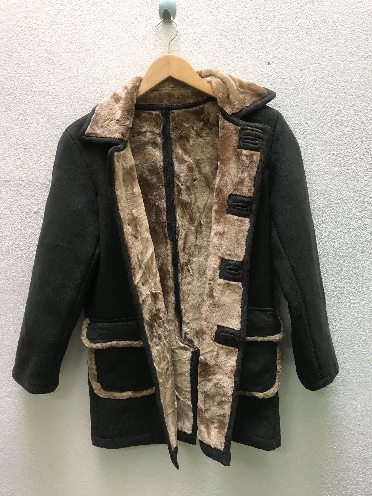 Japanese Brand 🔥💢 Eastboy Sherling Lining Long Jacket Size US S / EU 44-46 / 1 - 1 Thumbnail