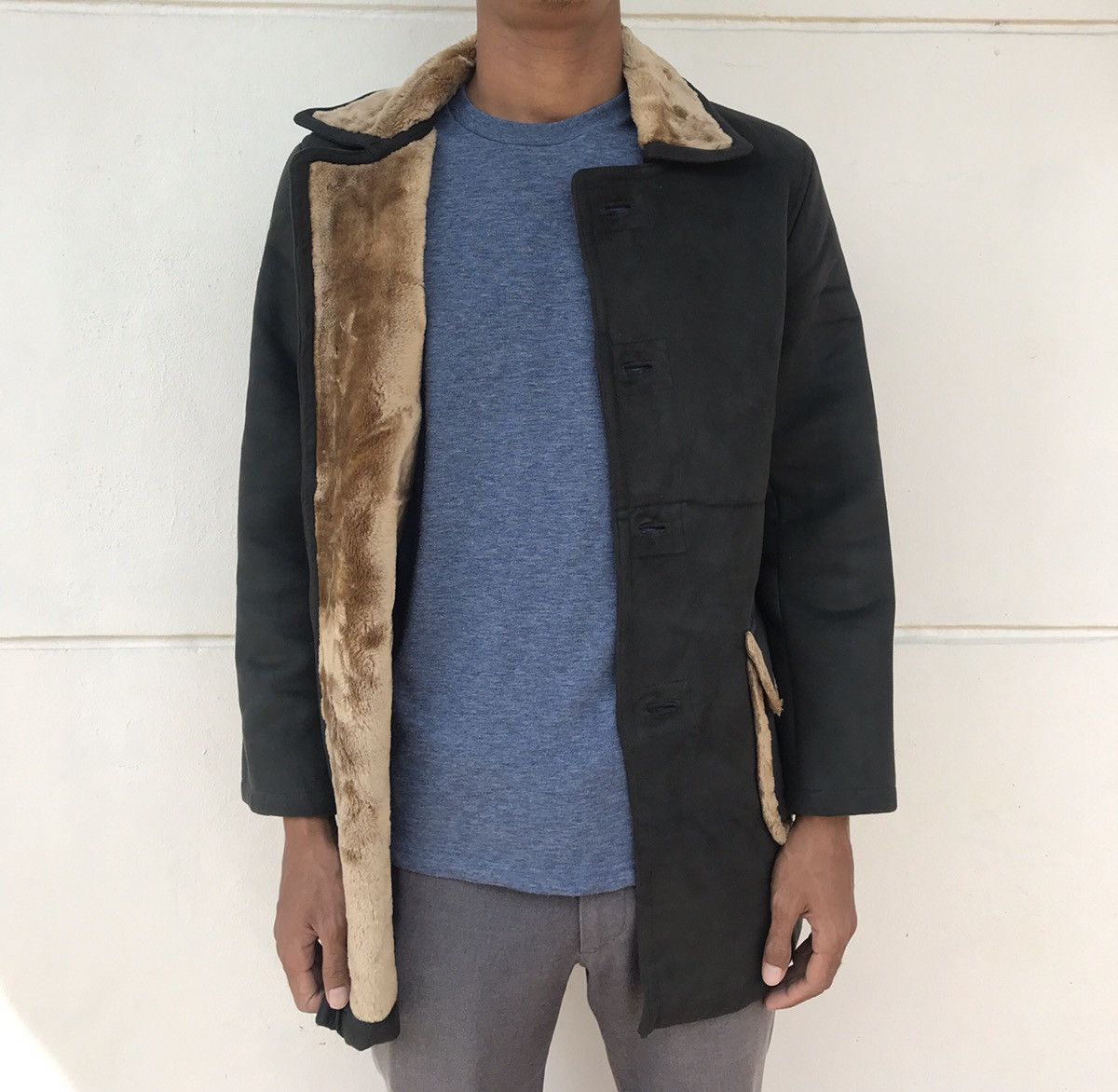 Japanese Brand 🔥💢 Eastboy Sherling Lining Long Jacket Size US S / EU 44-46 / 1 - 16 Thumbnail