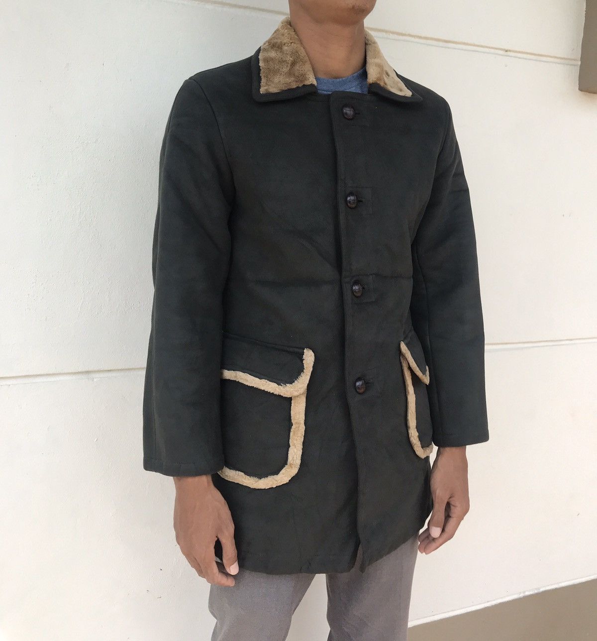 Japanese Brand 🔥💢 Eastboy Sherling Lining Long Jacket Size US S / EU 44-46 / 1 - 13 Thumbnail