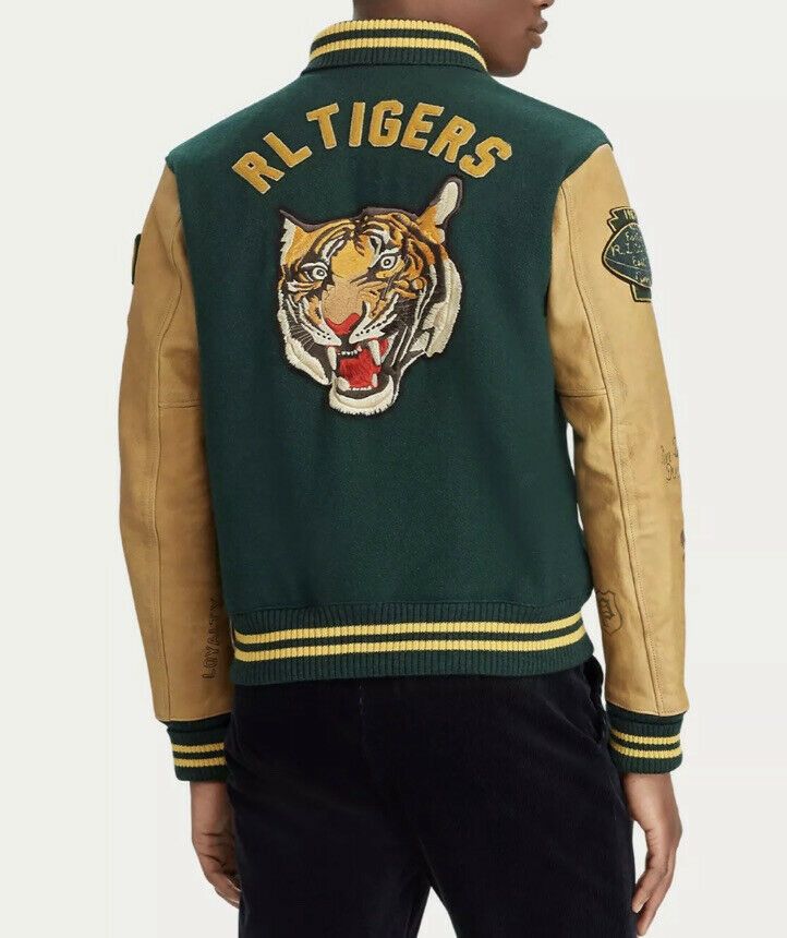 Polo Ralph Lauren Polo Ralph Lauren Varsity Letterman Tiger Jacket XL Size US XL / EU 56 / 4 - 4 Thumbnail