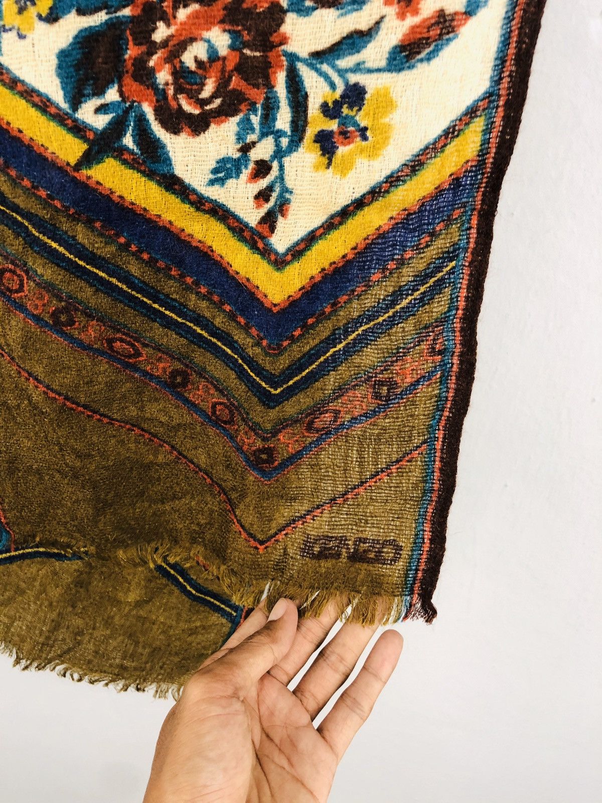 Kenzo 🔥KENZO MOHAIR SILK WOOOL SCARF MUFFLER Size ONE SIZE - 4 Thumbnail