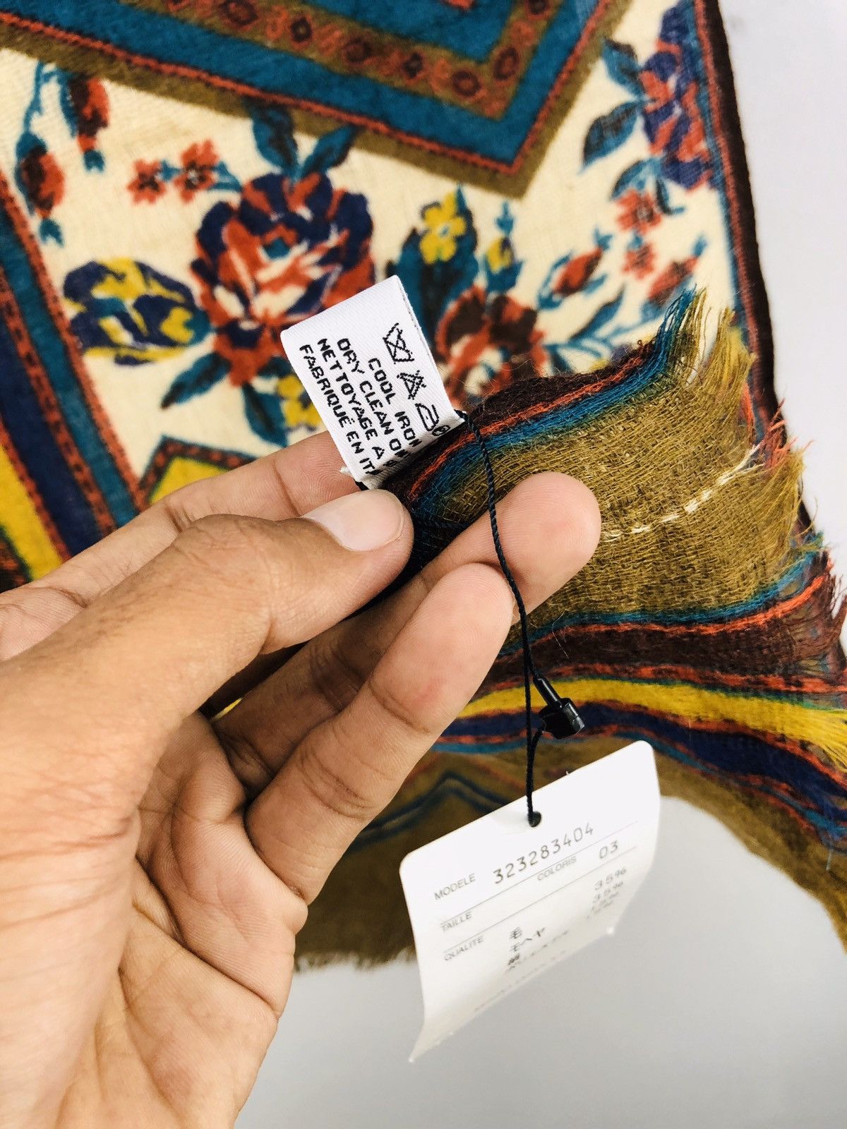 Kenzo 🔥KENZO MOHAIR SILK WOOOL SCARF MUFFLER Size ONE SIZE - 7 Thumbnail