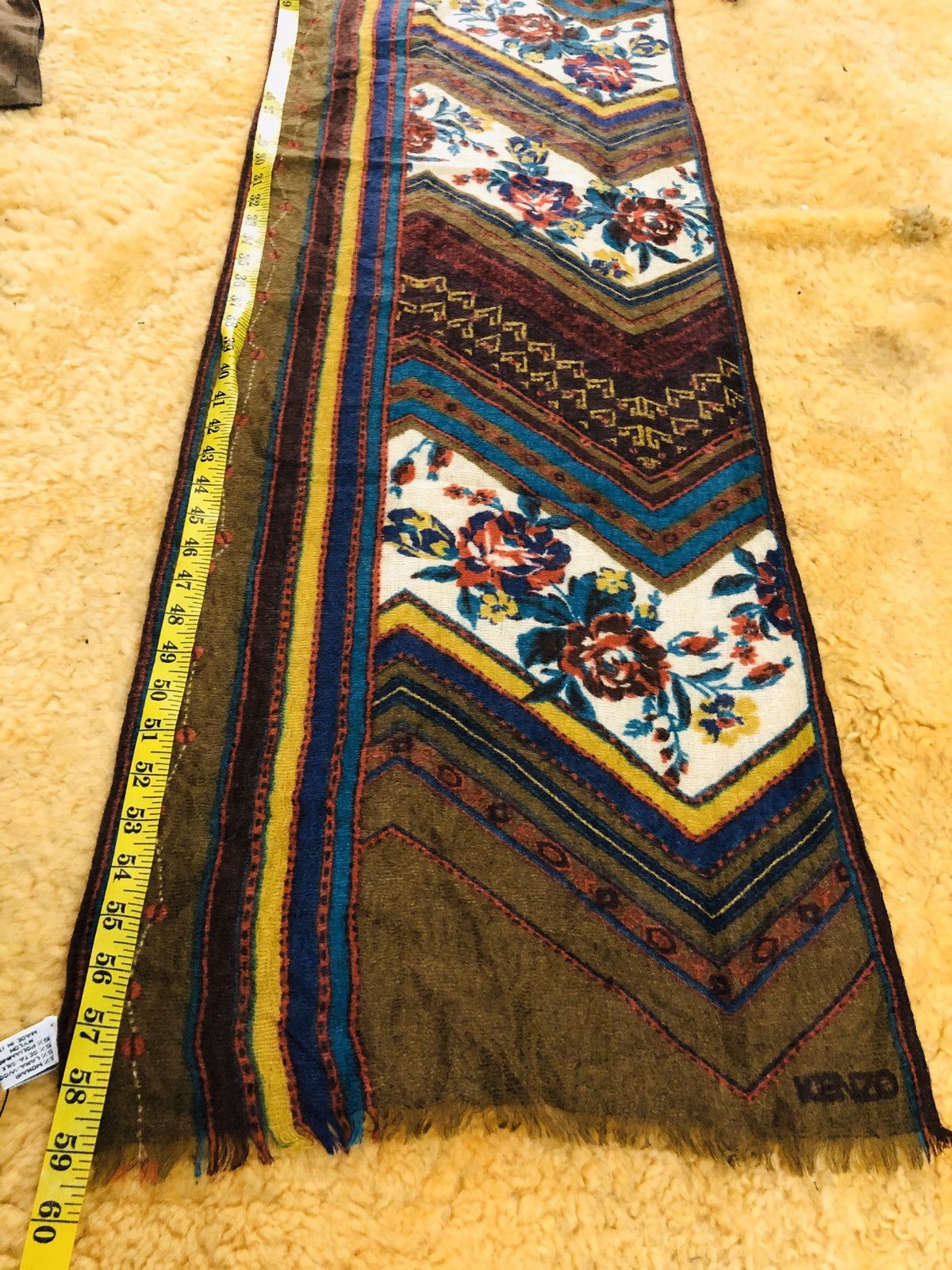 Kenzo 🔥KENZO MOHAIR SILK WOOOL SCARF MUFFLER Size ONE SIZE - 8 Thumbnail