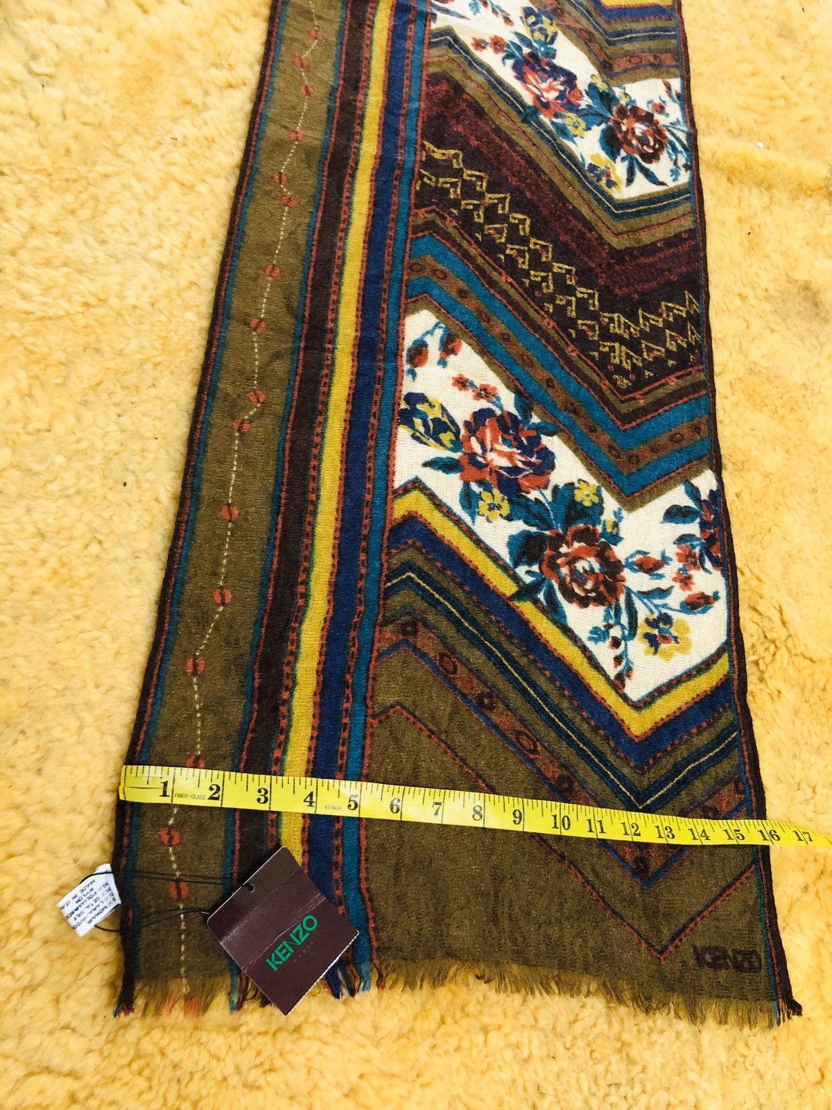 Kenzo 🔥KENZO MOHAIR SILK WOOOL SCARF MUFFLER Size ONE SIZE - 10 Thumbnail