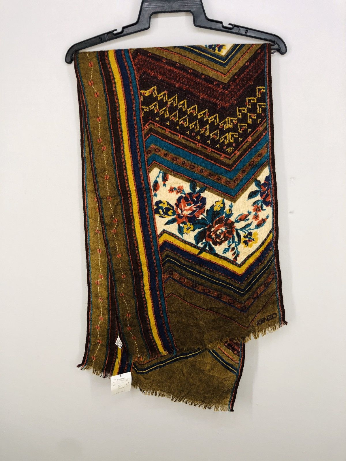 Kenzo 🔥KENZO MOHAIR SILK WOOOL SCARF MUFFLER Size ONE SIZE - 2 Thumbnail