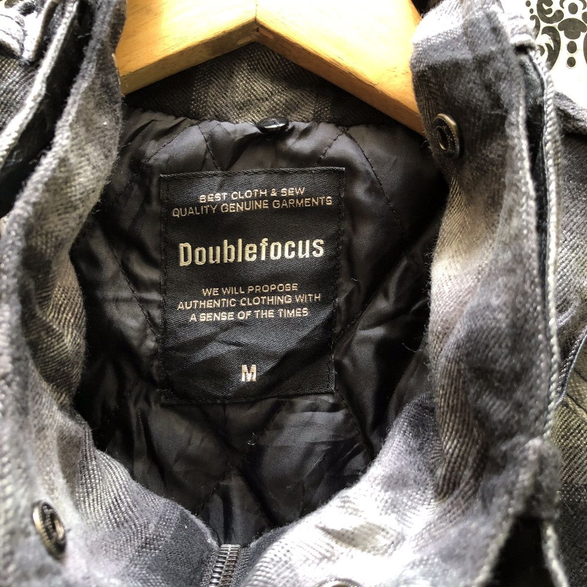 Japanese Brand Double focus checker bikers jacket made in japan Size US M / EU 48-50 / 2 - 11 Thumbnail