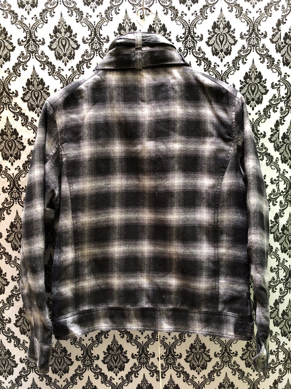 Japanese Brand Double focus checker bikers jacket made in japan Size US M / EU 48-50 / 2 - 7 Thumbnail