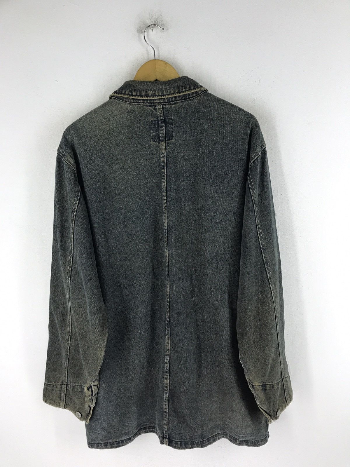 Japanese Brand UPSTART DENIM CHORE JACKET Size US XXL / EU 58 / 5 - 6 Thumbnail