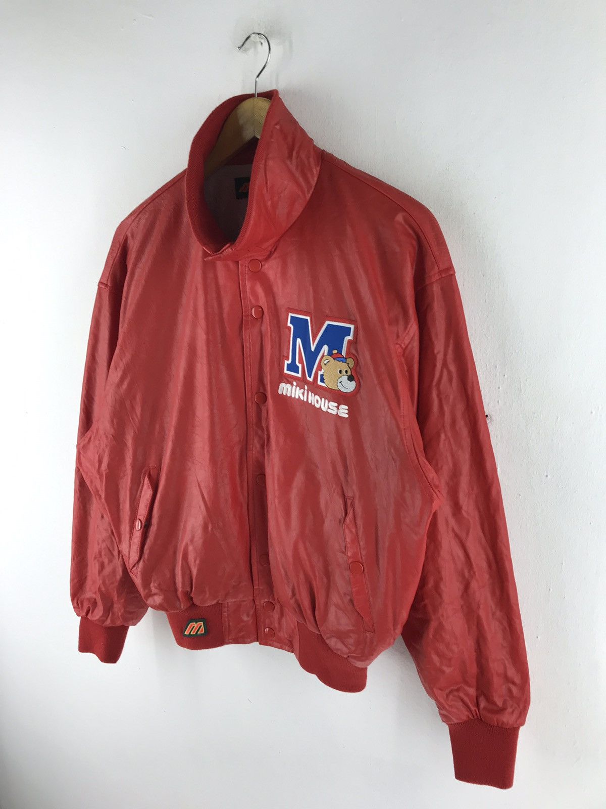 Mizuno × Vintage Miki house Mizuno red akira embroidery bomber style jacket Size US M / EU 48-50 / 2 - 3 Thumbnail
