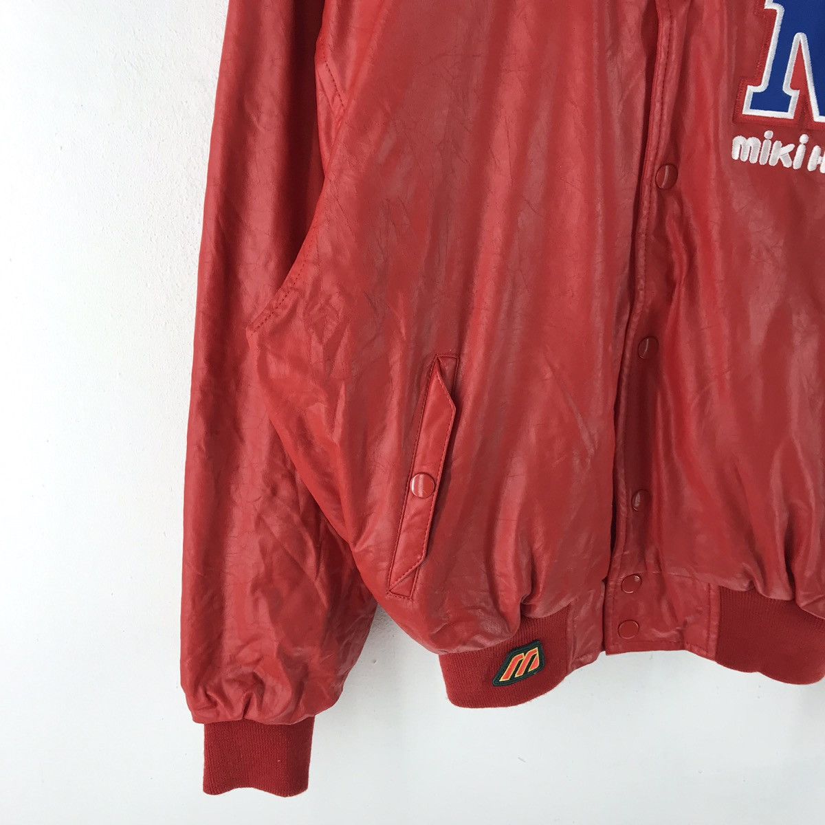 Mizuno × Vintage Miki house Mizuno red akira embroidery bomber style jacket Size US M / EU 48-50 / 2 - 6 Thumbnail