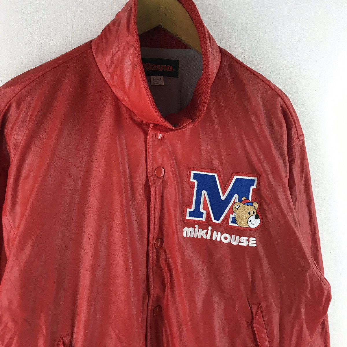 Mizuno × Vintage Miki house Mizuno red akira embroidery bomber style jacket Size US M / EU 48-50 / 2 - 5 Thumbnail