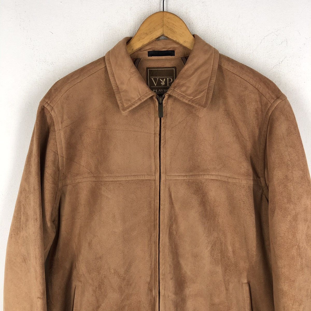 Playboy PLAYBOY VELVET SUEDE LEATHER SYNTETIC JACKET Size US L / EU 52-54 / 3 - 5 Thumbnail