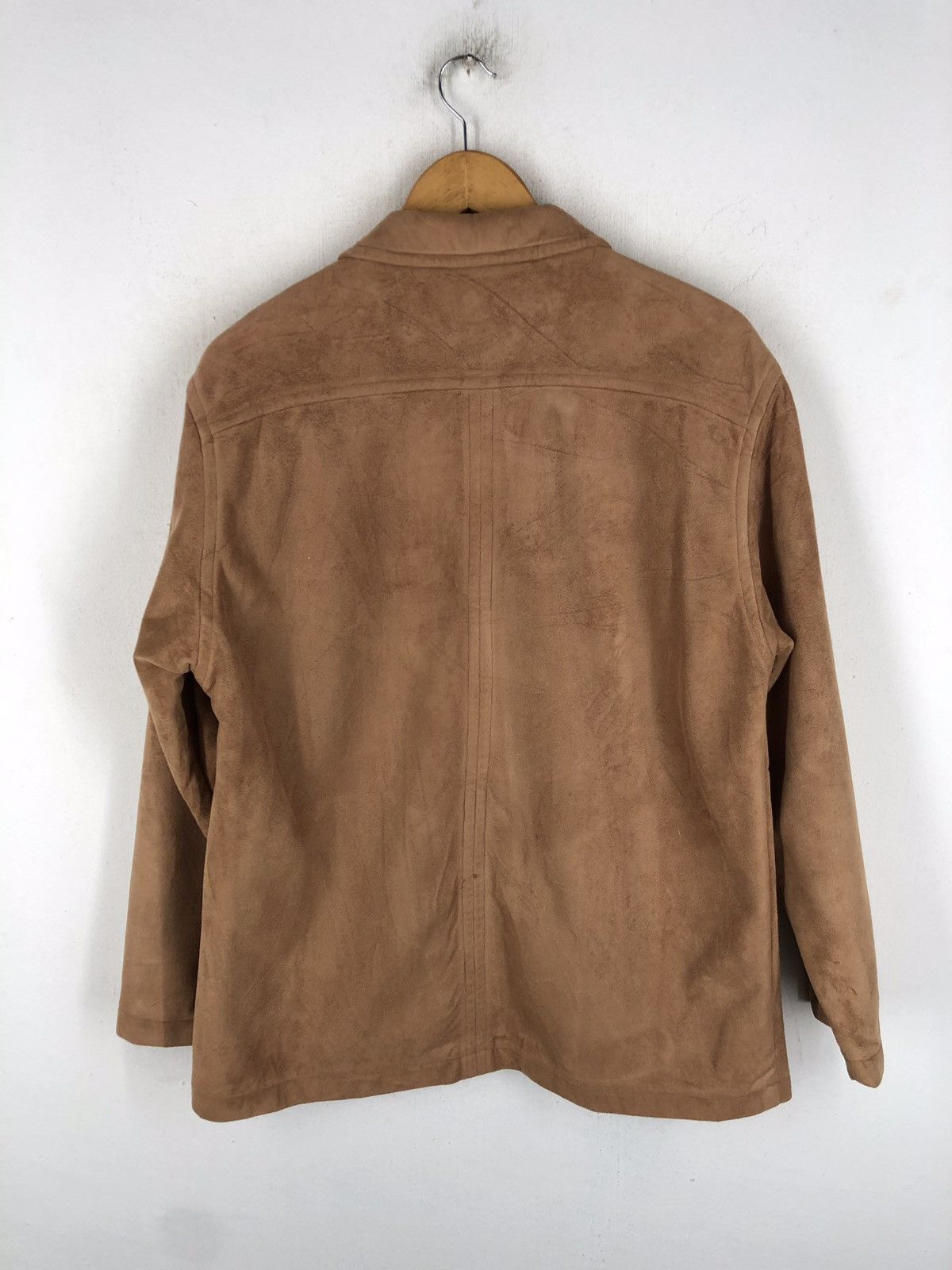 Playboy PLAYBOY VELVET SUEDE LEATHER SYNTETIC JACKET Size US L / EU 52-54 / 3 - 3 Thumbnail