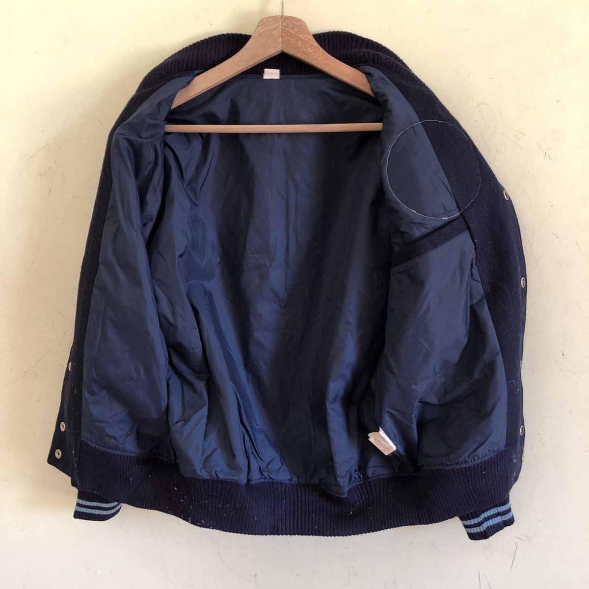 Japanese Brand 🔥VINTAGE KCS STADIUM VARSITY BOMBER JACKET Size US M / EU 48-50 / 2 - 6 Thumbnail
