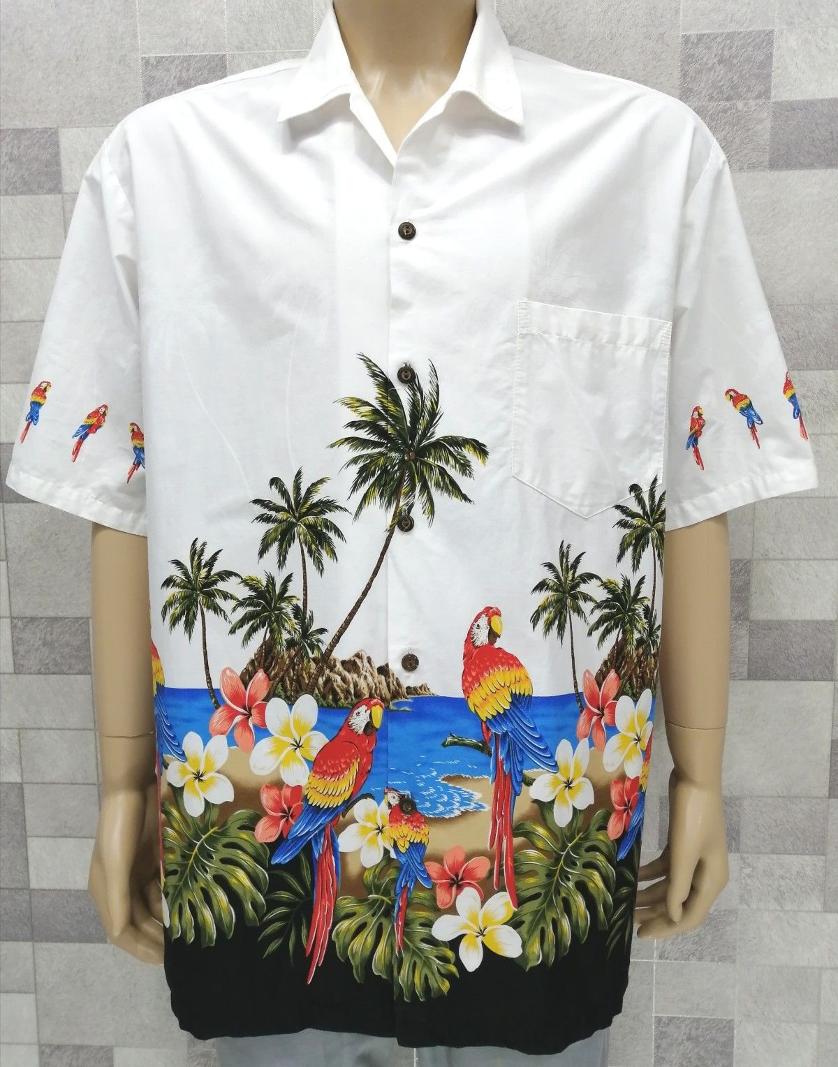 Pacific Legend 🔥 BESTOFFER!!🔥Vintage Hawaiian Birds Shirt Made in Hawaii Size US XL / EU 56 / 4 - 3 Thumbnail