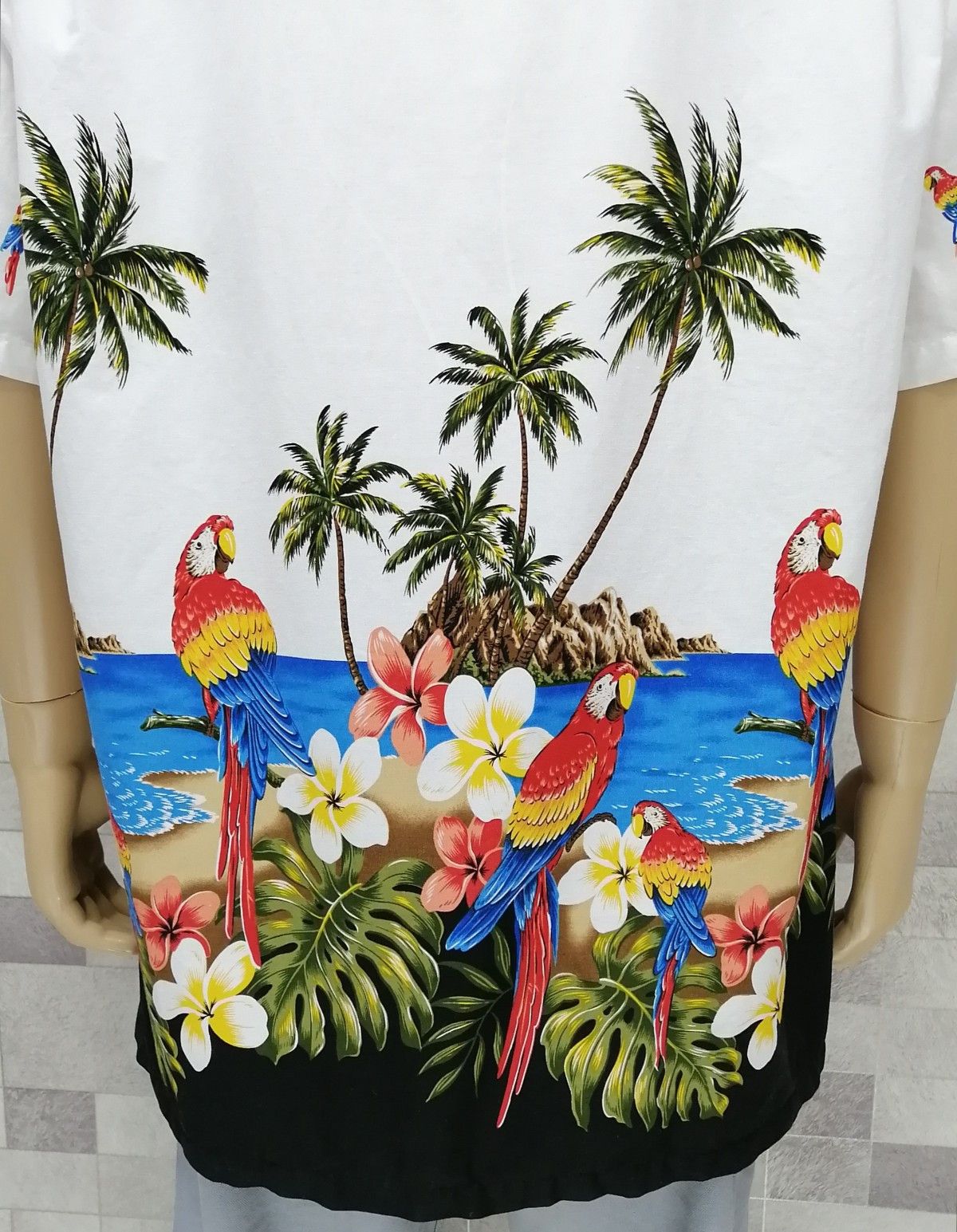 Pacific Legend 🔥 BESTOFFER!!🔥Vintage Hawaiian Birds Shirt Made in Hawaii Size US XL / EU 56 / 4 - 6 Thumbnail