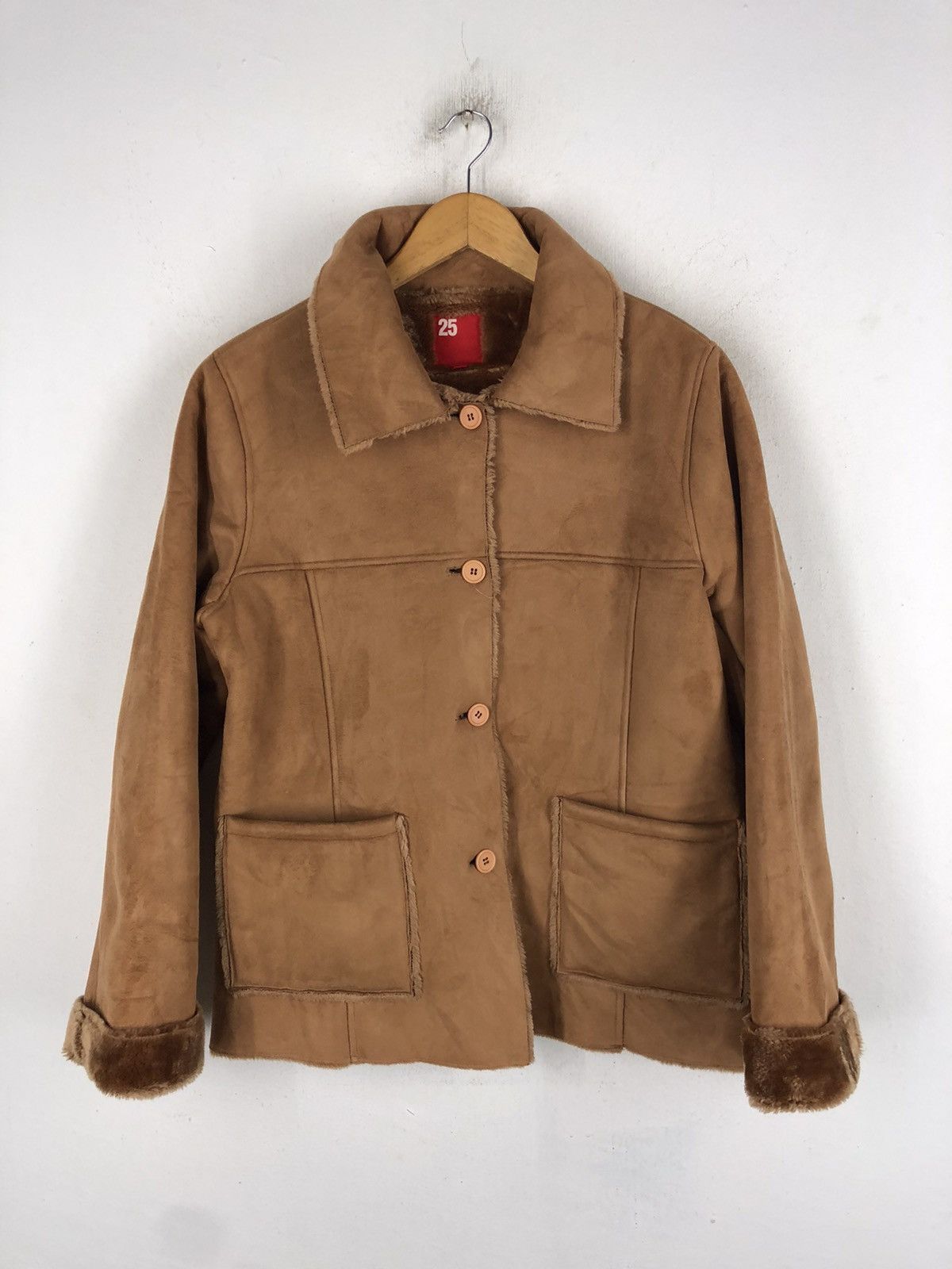 Japanese Brand 25 sherling jacket Size US S / EU 44-46 / 1 - 1 Thumbnail