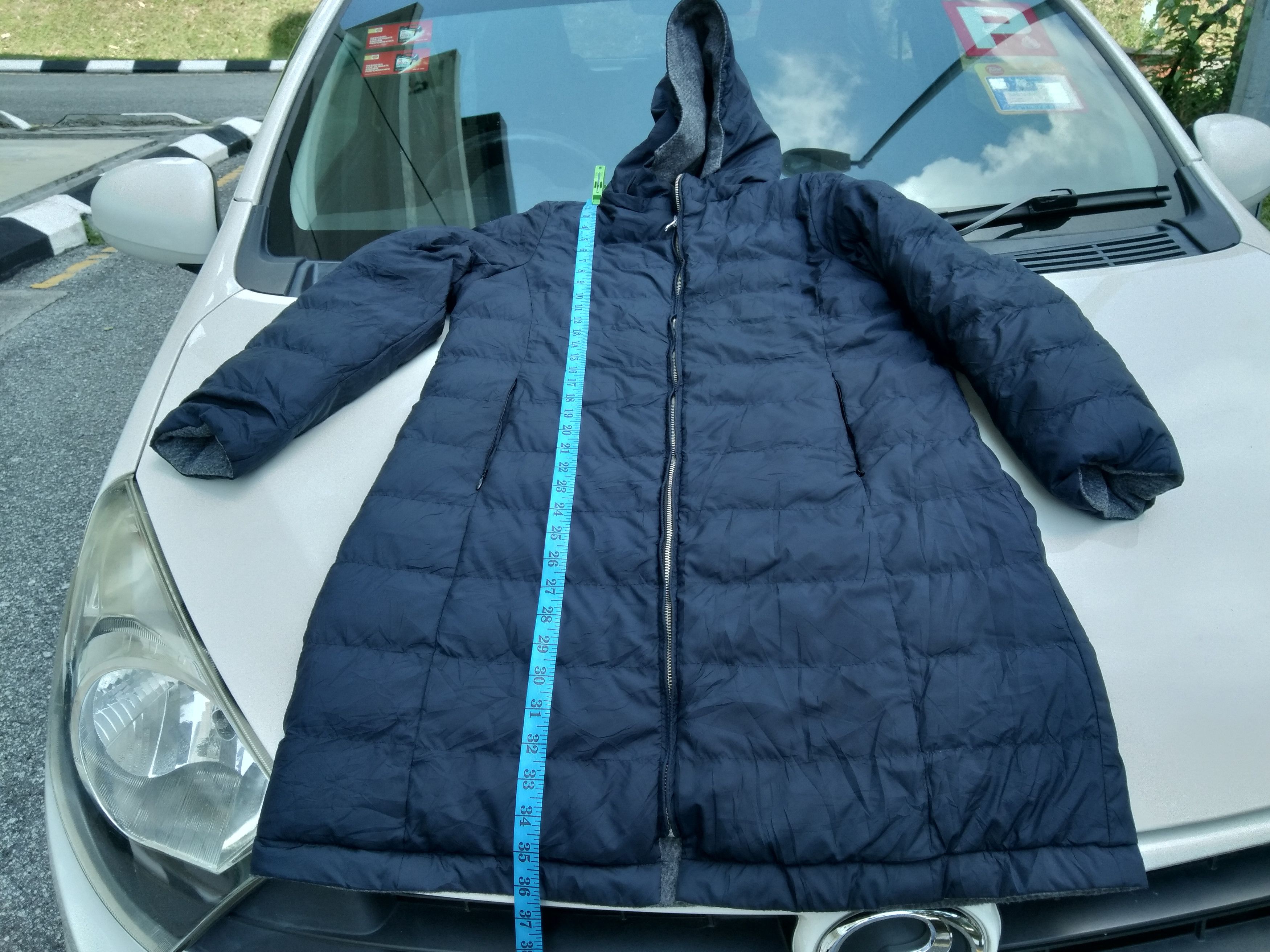 Japanese Brand REVERSIBLE HOODIE LONG JACKET DUO FUNCTION Size US S / EU 44-46 / 1 - 13 Thumbnail