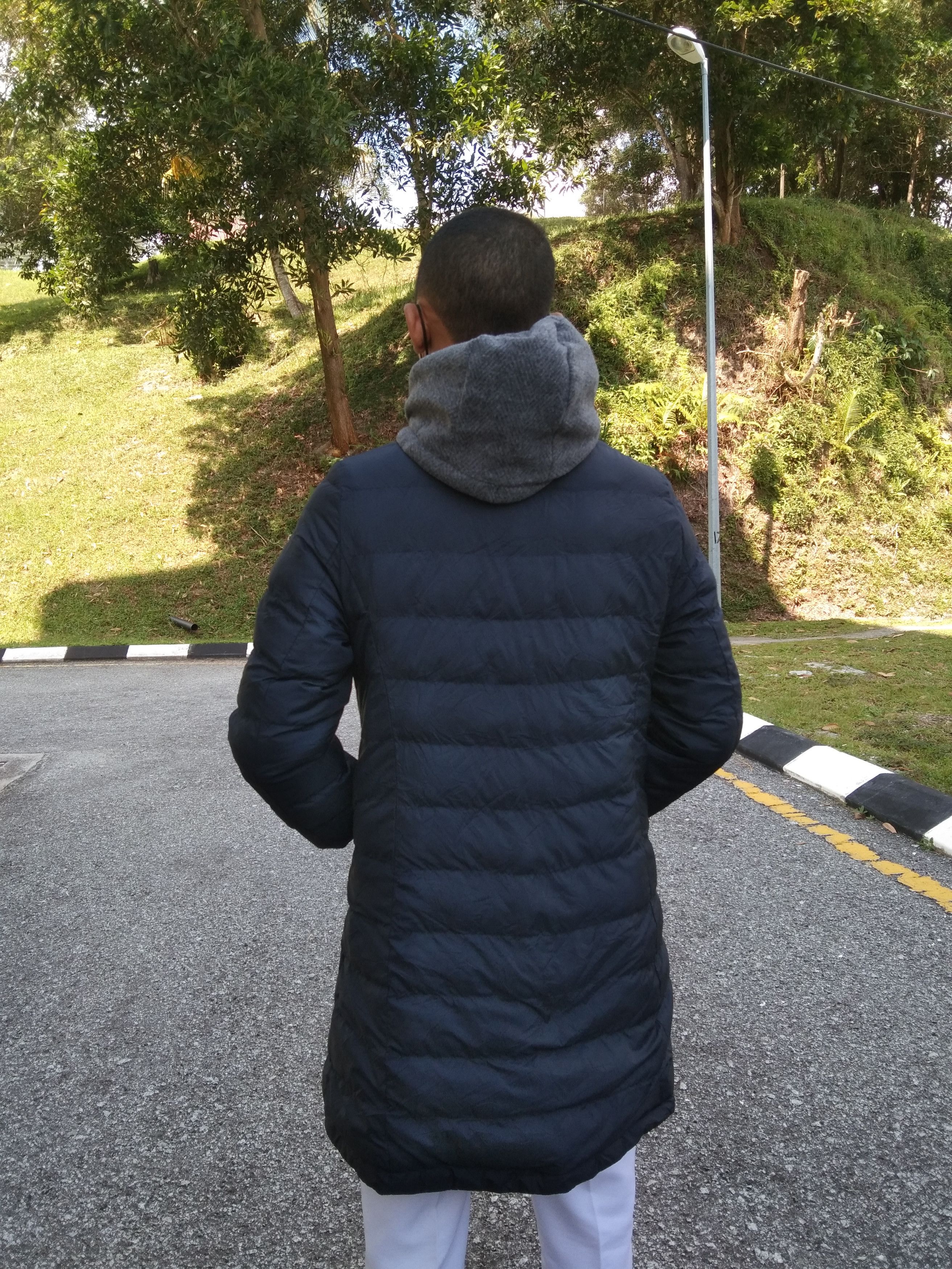 Japanese Brand REVERSIBLE HOODIE LONG JACKET DUO FUNCTION Size US S / EU 44-46 / 1 - 4 Thumbnail