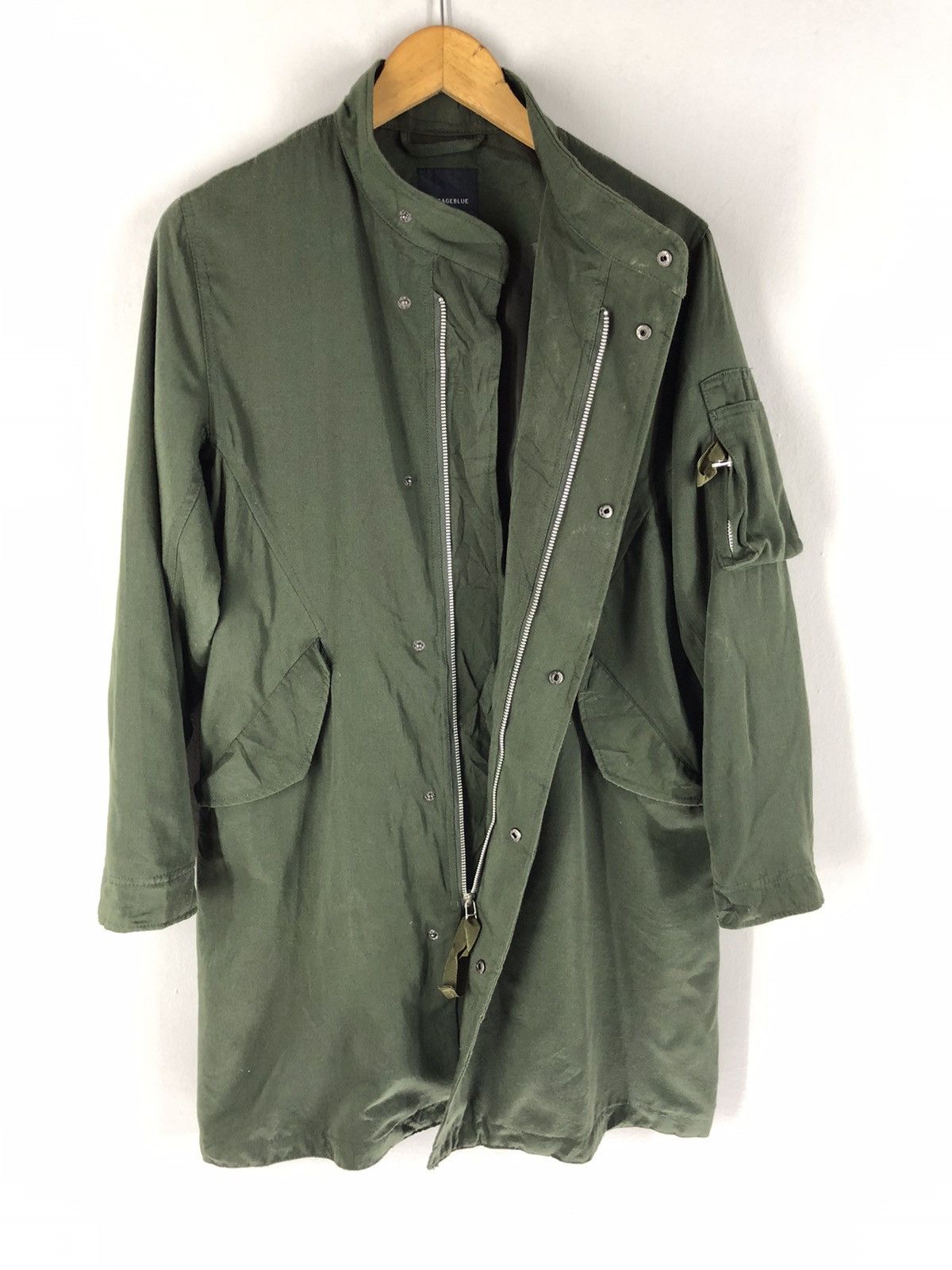 Japanese Brand × RAGEBLUE 🔥RAGEBLUE GREEN MILITARY PARKA STYLE MADE IN JAPAN Size US M / EU 48-50 / 2 - 1 Thumbnail