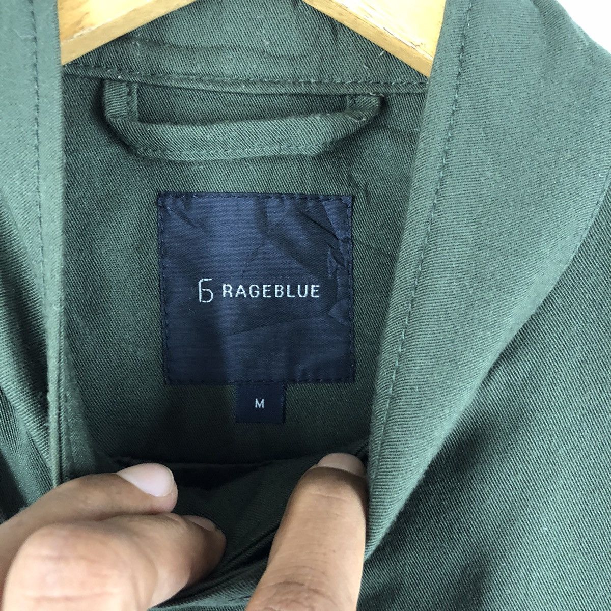 Japanese Brand × RAGEBLUE 🔥RAGEBLUE GREEN MILITARY PARKA STYLE MADE IN JAPAN Size US M / EU 48-50 / 2 - 10 Thumbnail