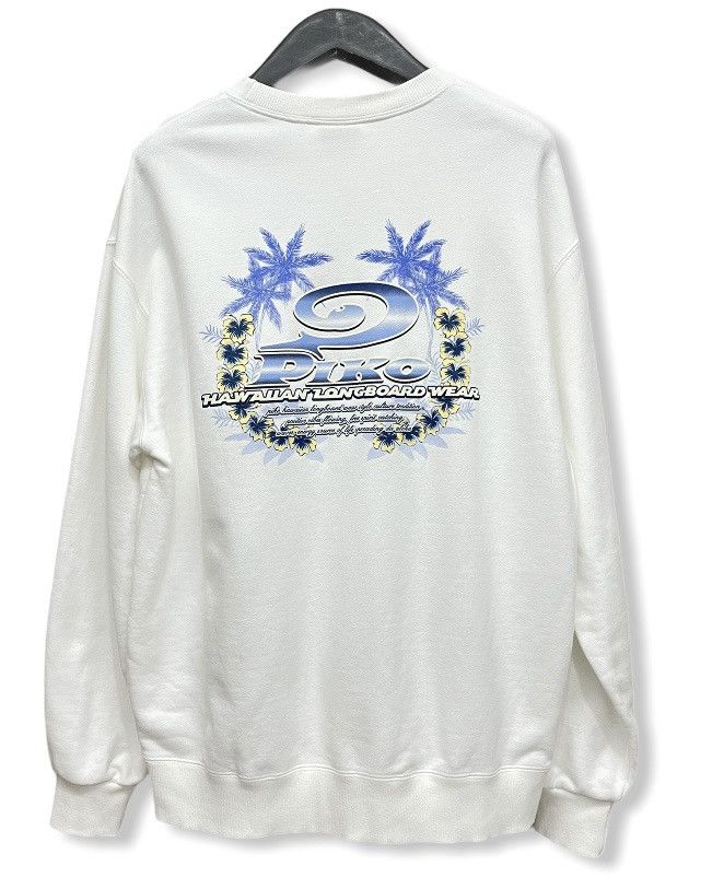 Vintage BEST OFFER! PIKO Hawaiian Longboard Wear Crewneck Sweater Size US L / EU 52-54 / 3 - 2 Thumbnail