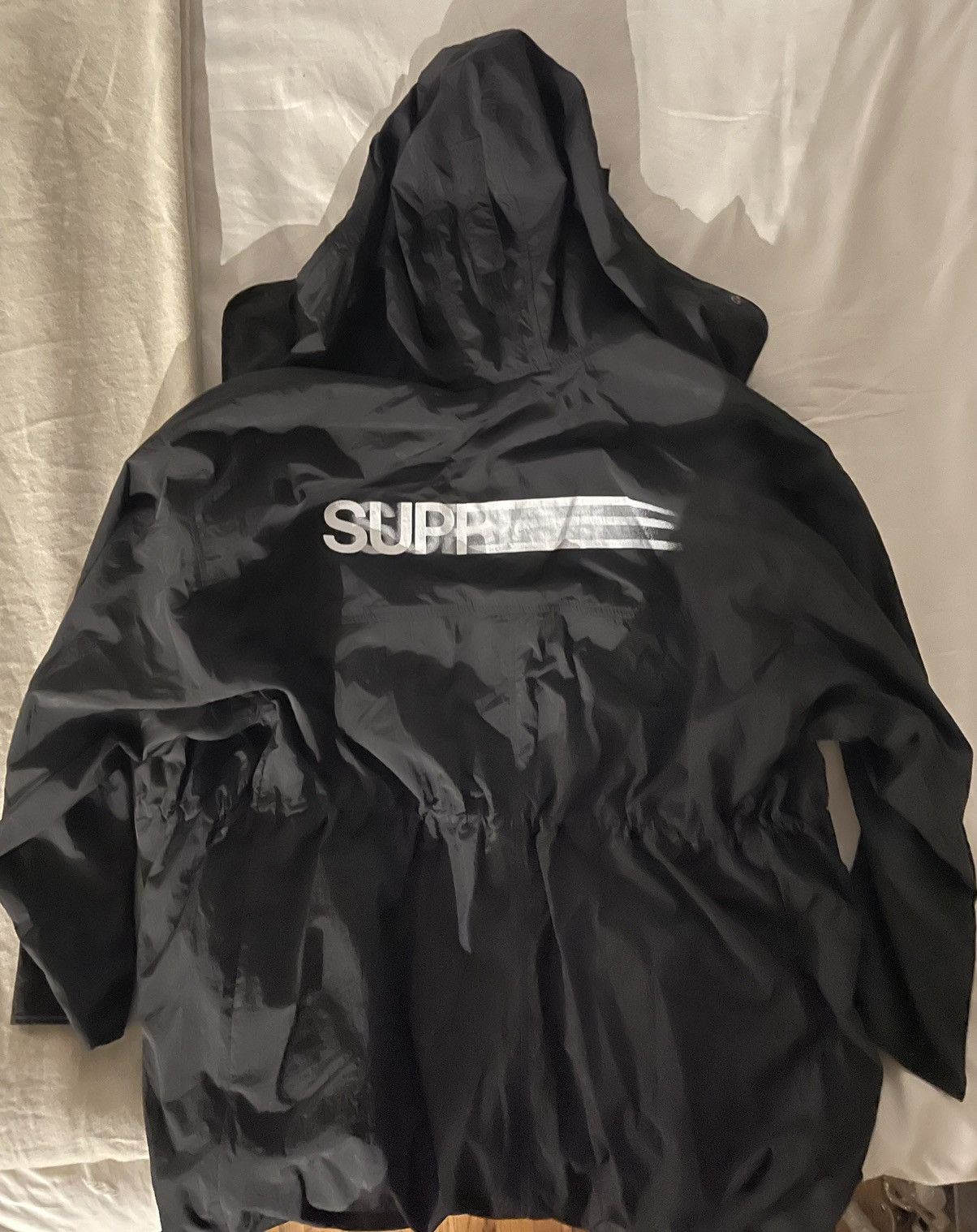 Supreme Supreme Motion Logo Lightweight Parka black | Grailed