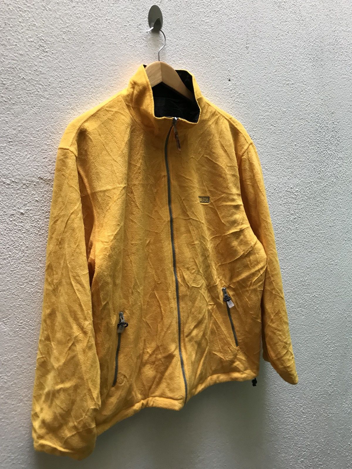 Converse Vintage Reversible Converse Fleece Nylon Jacket Size US L / EU 52-54 / 3 - 3 Thumbnail