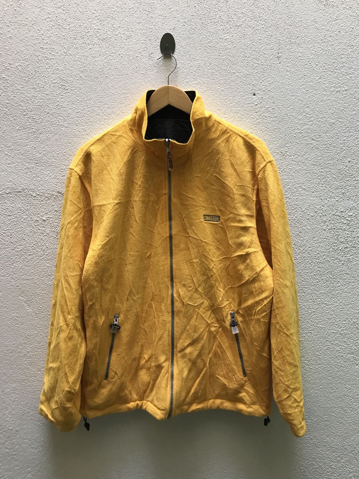 Converse Vintage Reversible Converse Fleece Nylon Jacket Size US L / EU 52-54 / 3 - 1 Thumbnail