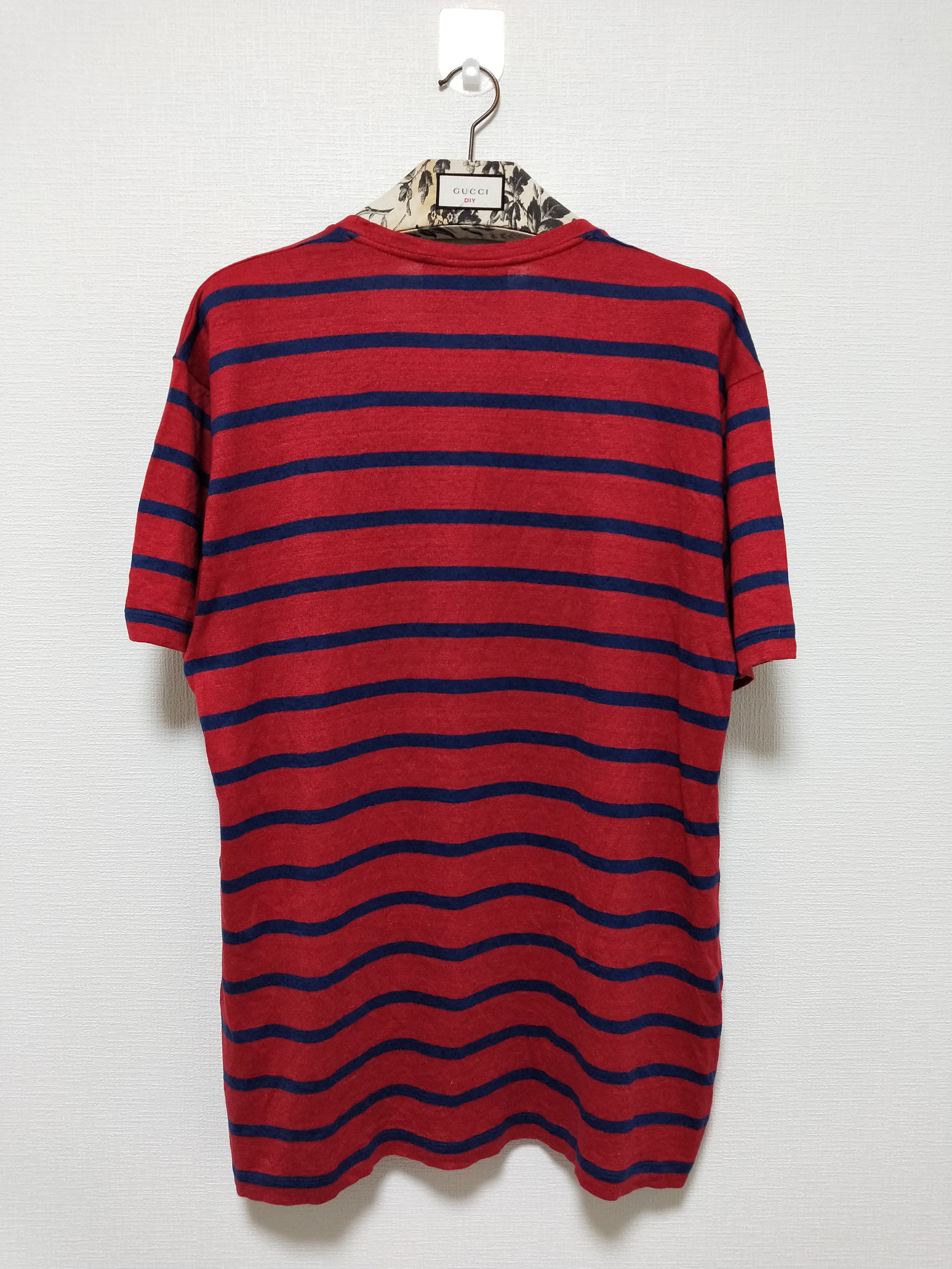 Gucci Stripe Logo Tee Size US L / EU 52-54 / 3 - 2 Thumbnail
