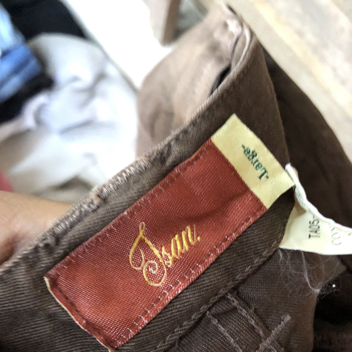 TransClothing Brown acidwash faded cargo Pants #5428