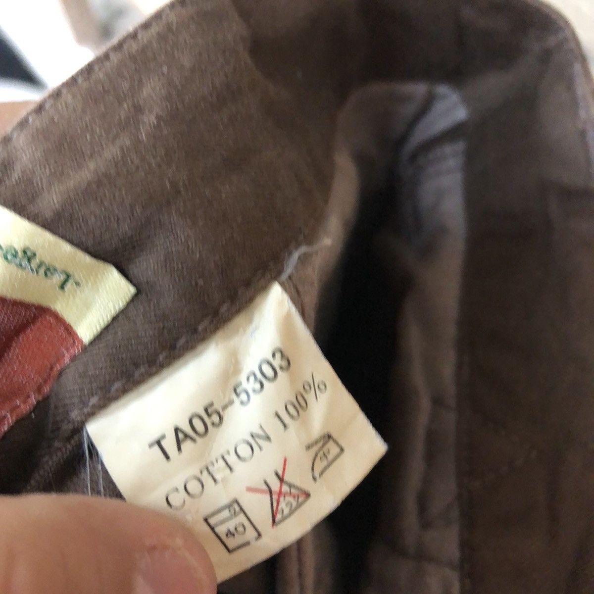 TransClothing Brown acidwash faded cargo Pants #5428
