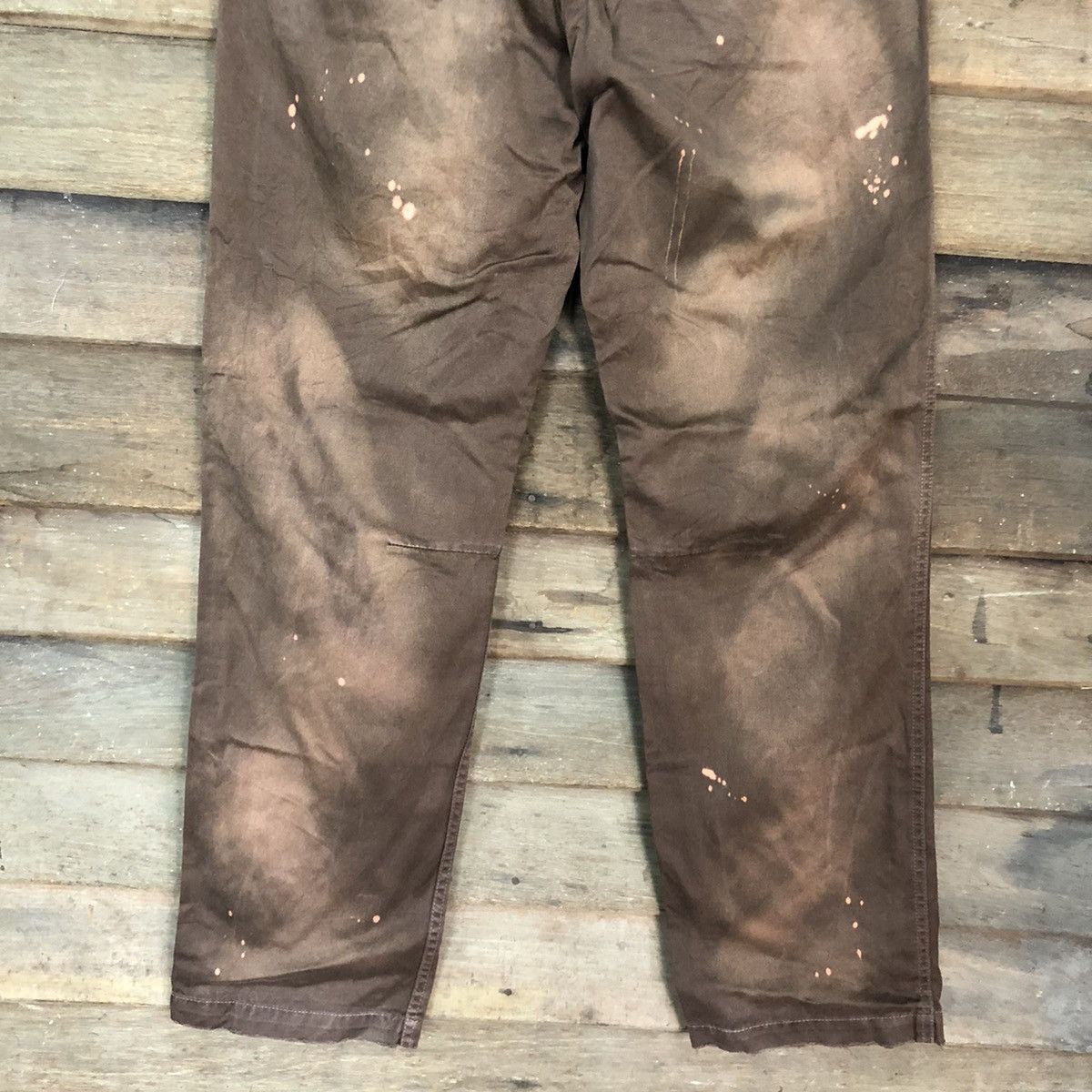 TransClothing Brown acidwash faded cargo Pants #5428