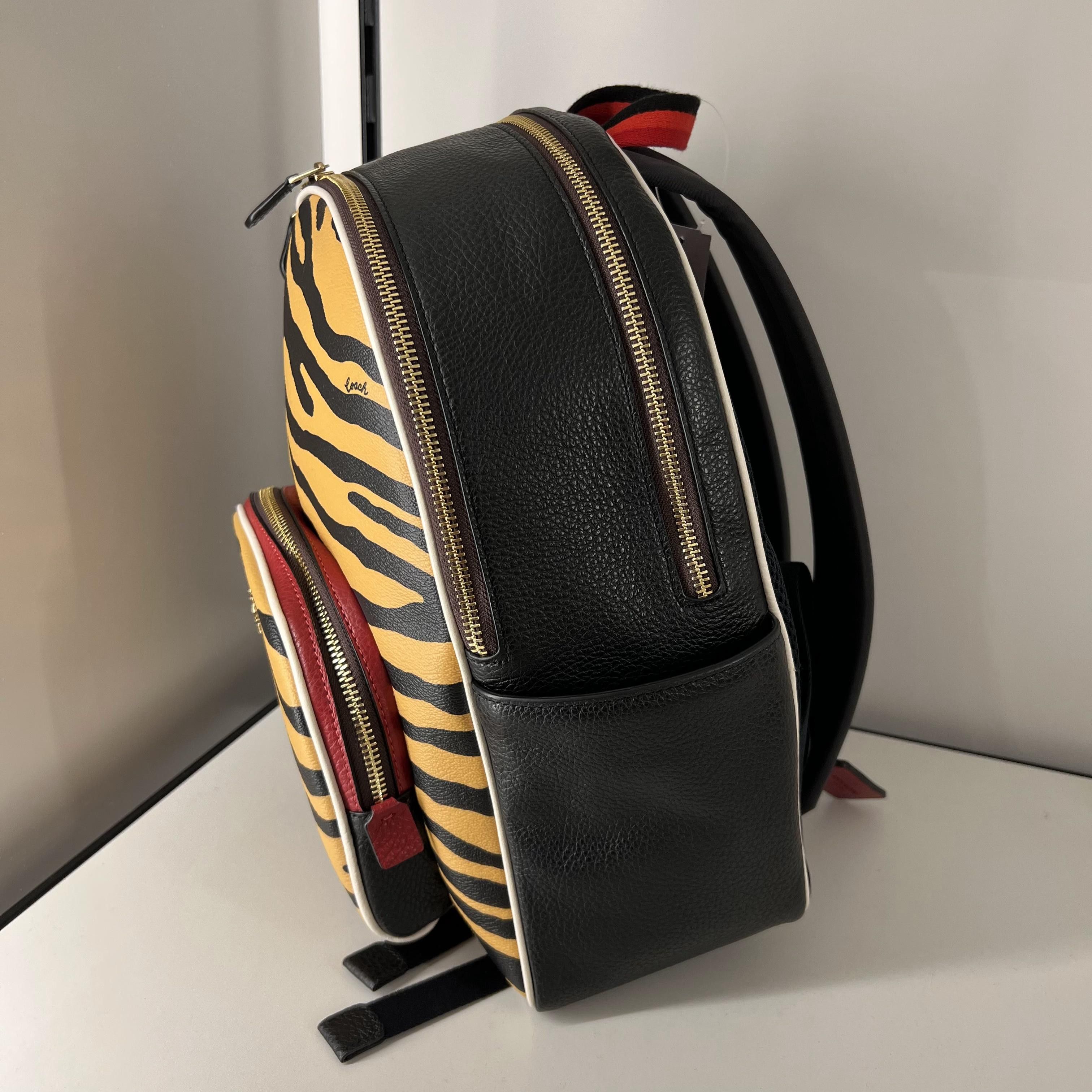 COACH Court outlets Backpack With Tiger Print