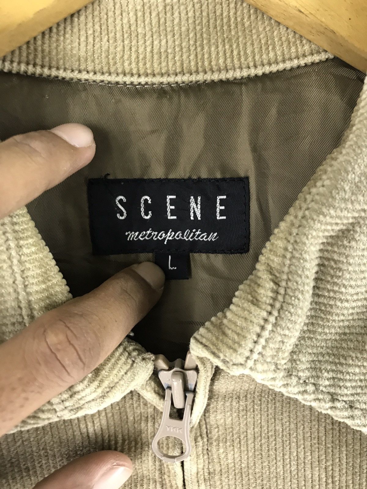 Japanese Brand SCENE CORDUROY ZIPPER JACKET MADE IN JAPAN Size US L / EU 52-54 / 3 - 6 Thumbnail