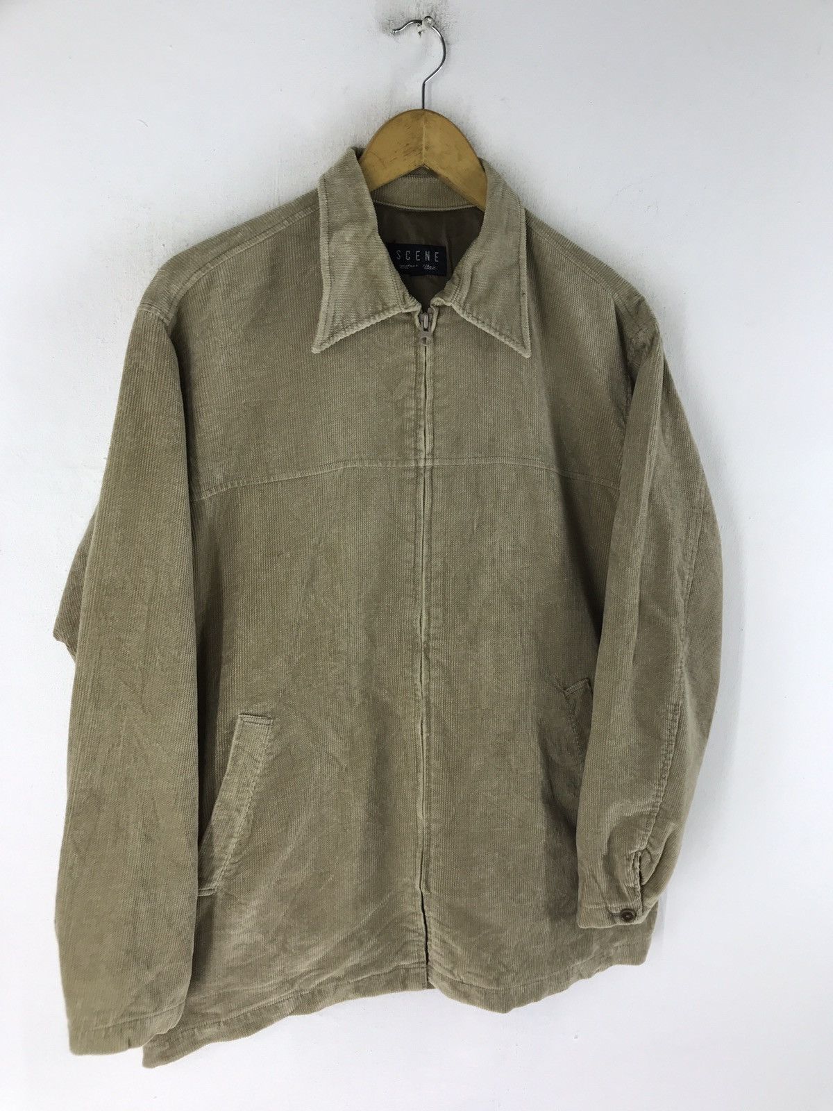 Japanese Brand SCENE CORDUROY ZIPPER JACKET MADE IN JAPAN Size US L / EU 52-54 / 3 - 3 Thumbnail