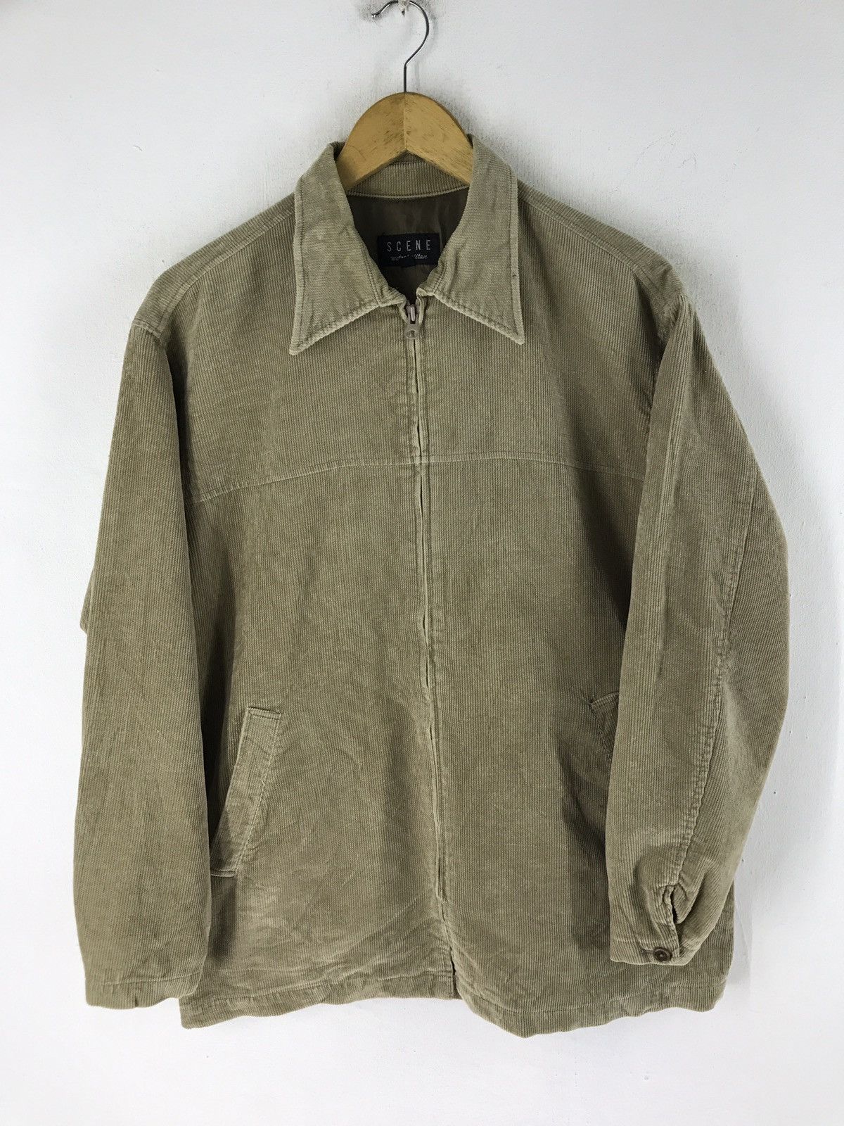 Japanese Brand SCENE CORDUROY ZIPPER JACKET MADE IN JAPAN Size US L / EU 52-54 / 3 - 1 Thumbnail